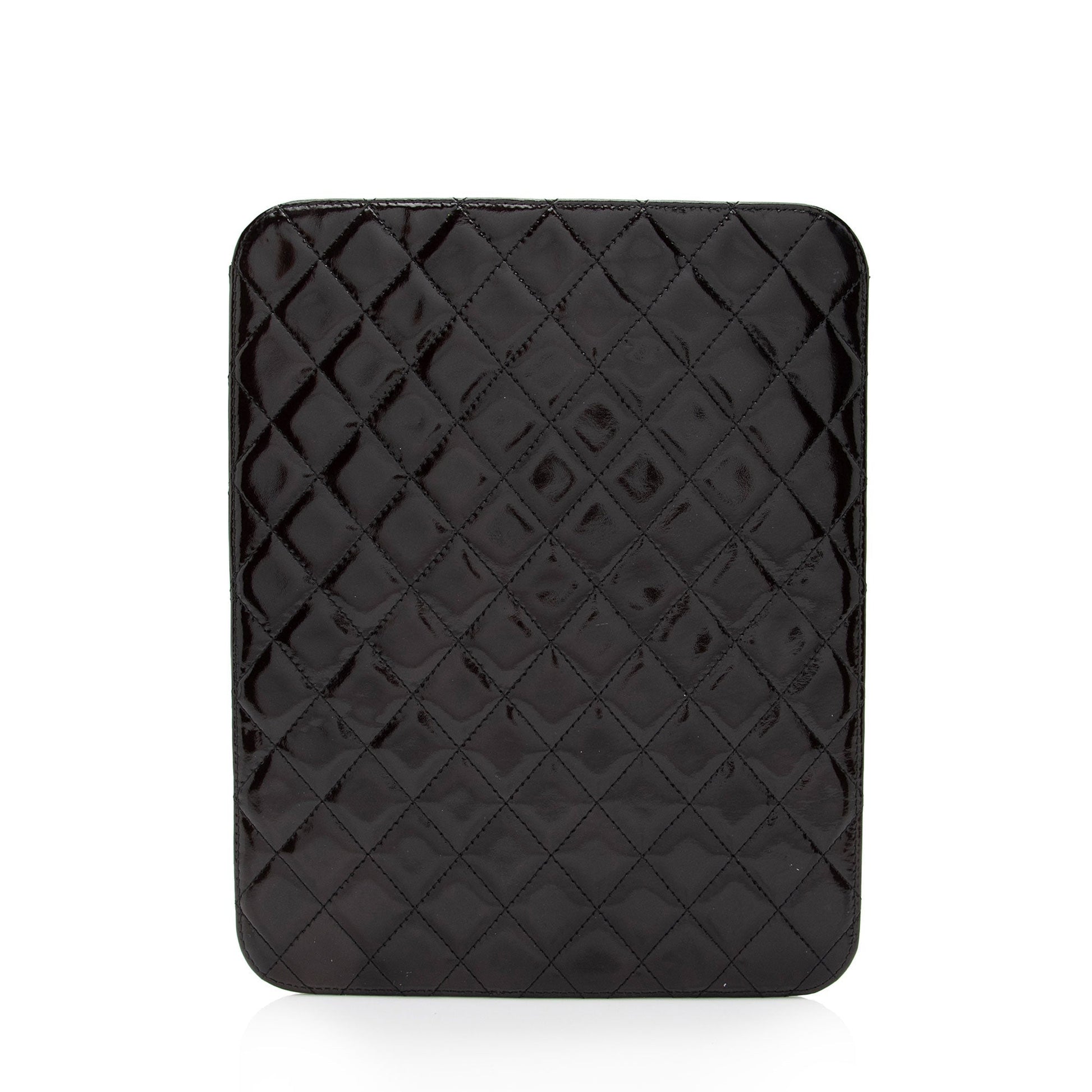 Chanel Patent CC Brilliant iPad SHF-NuaWXc Leather Handbag