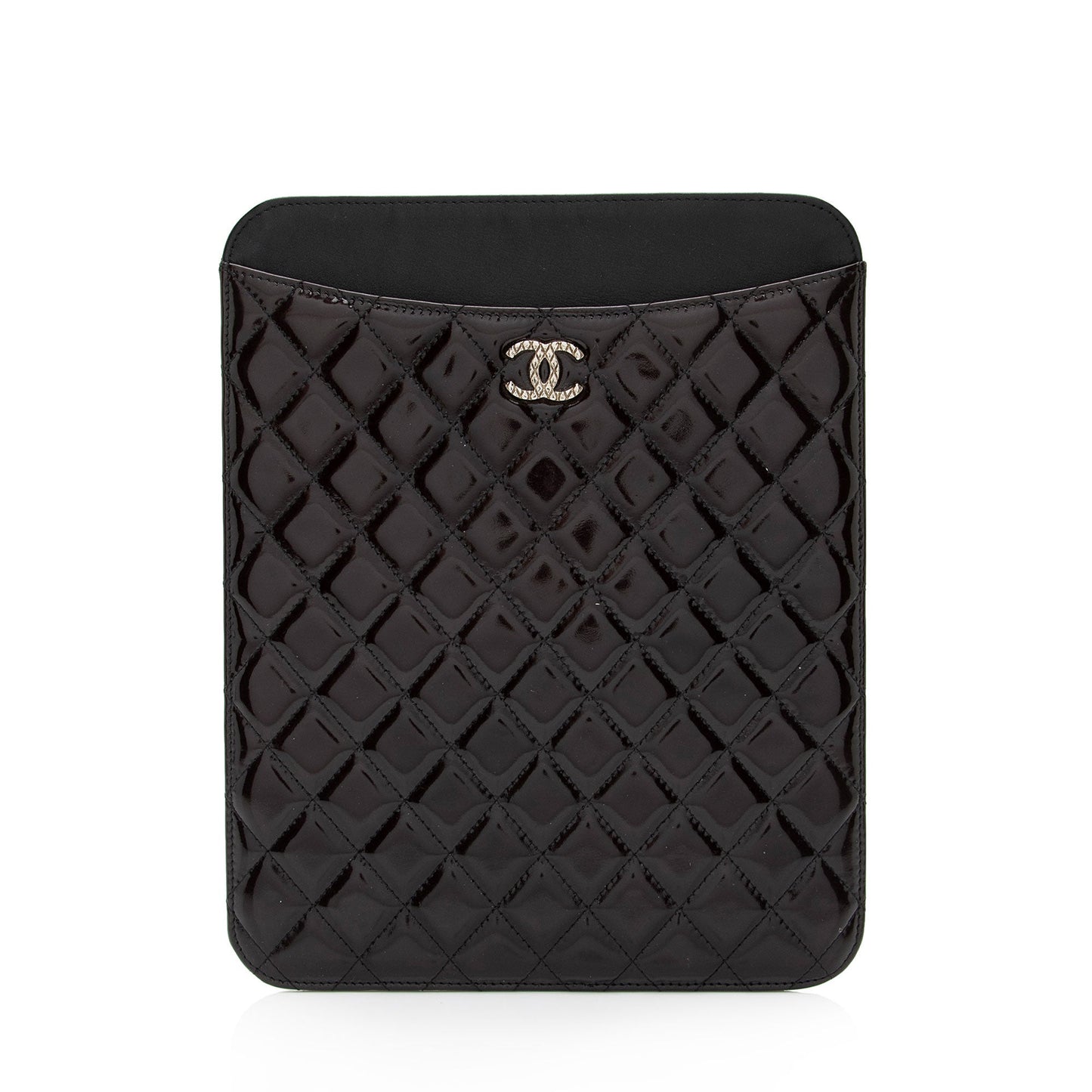 Chanel Patent CC Brilliant iPad SHF-NuaWXc Leather Handbag
