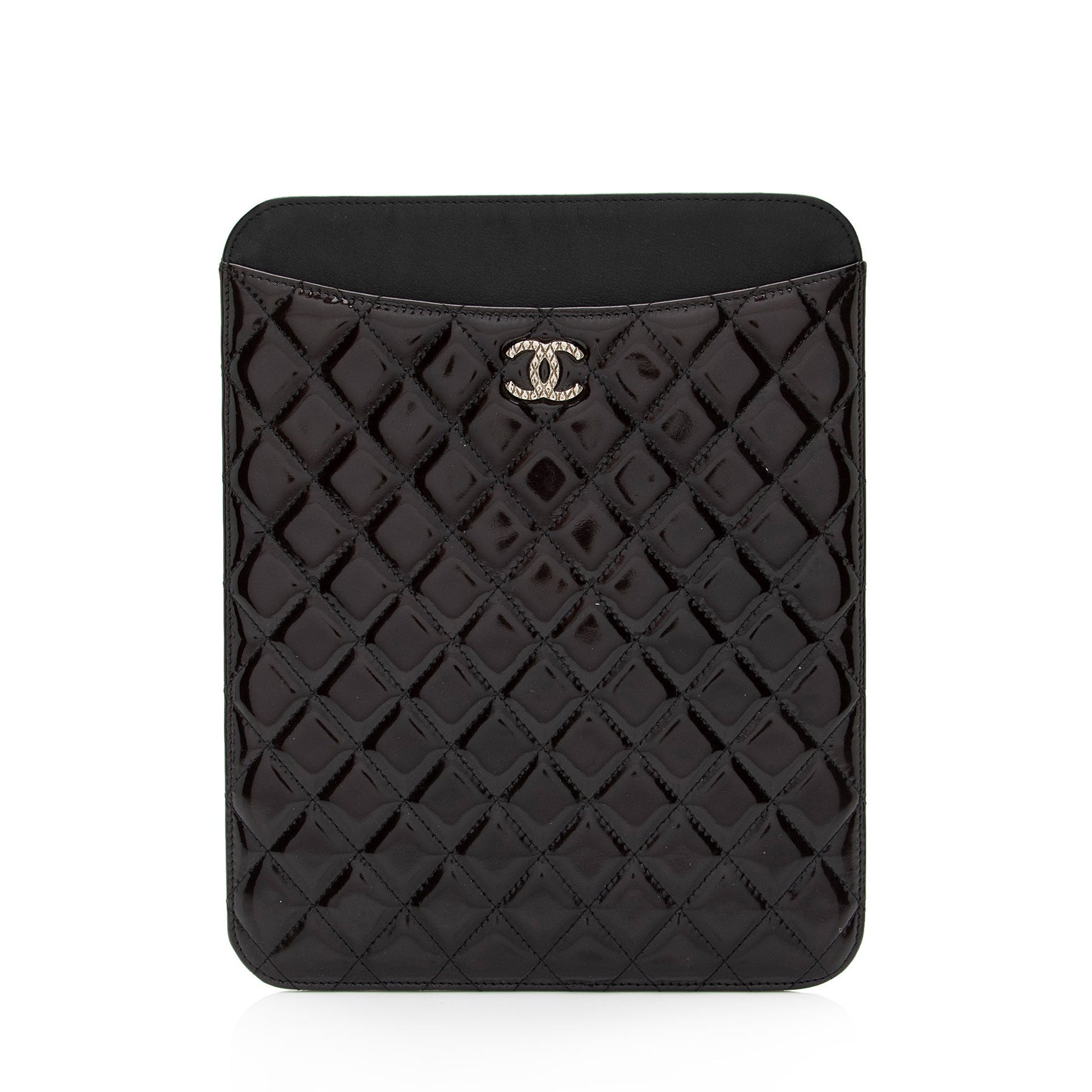 Chanel Patent CC Brilliant iPad SHF-NuaWXc Leather Handbag