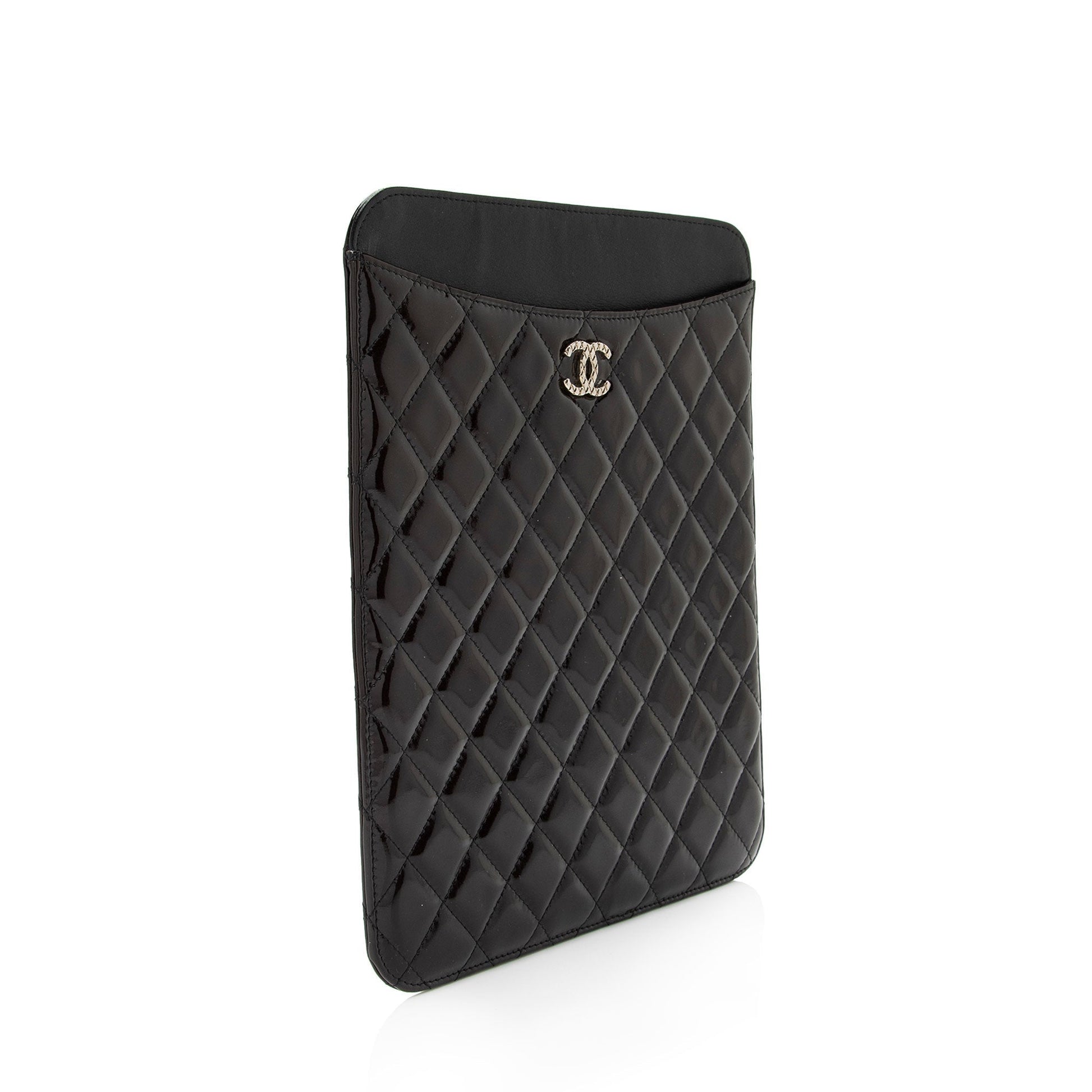 Chanel Patent CC Brilliant iPad SHF-NuaWXc Leather Handbag