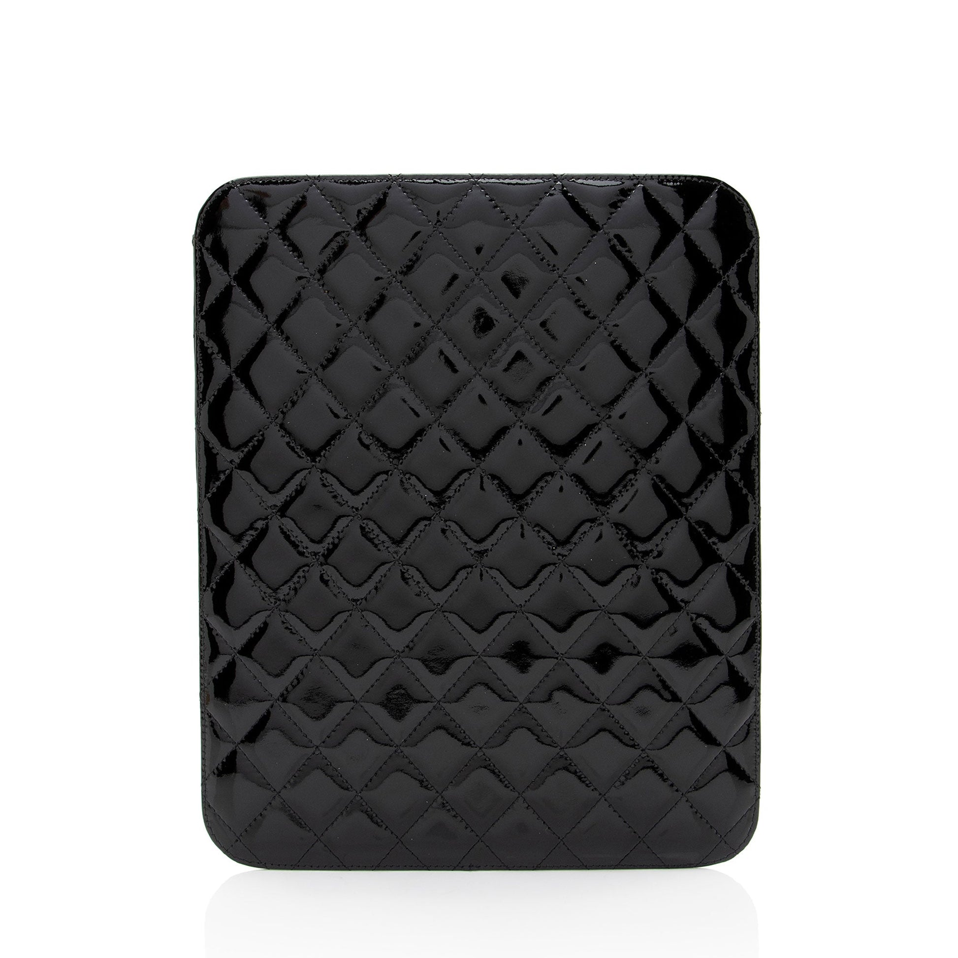 Chanel Patent CC Brilliant iPad SHF-erdd74 Leather Handbag