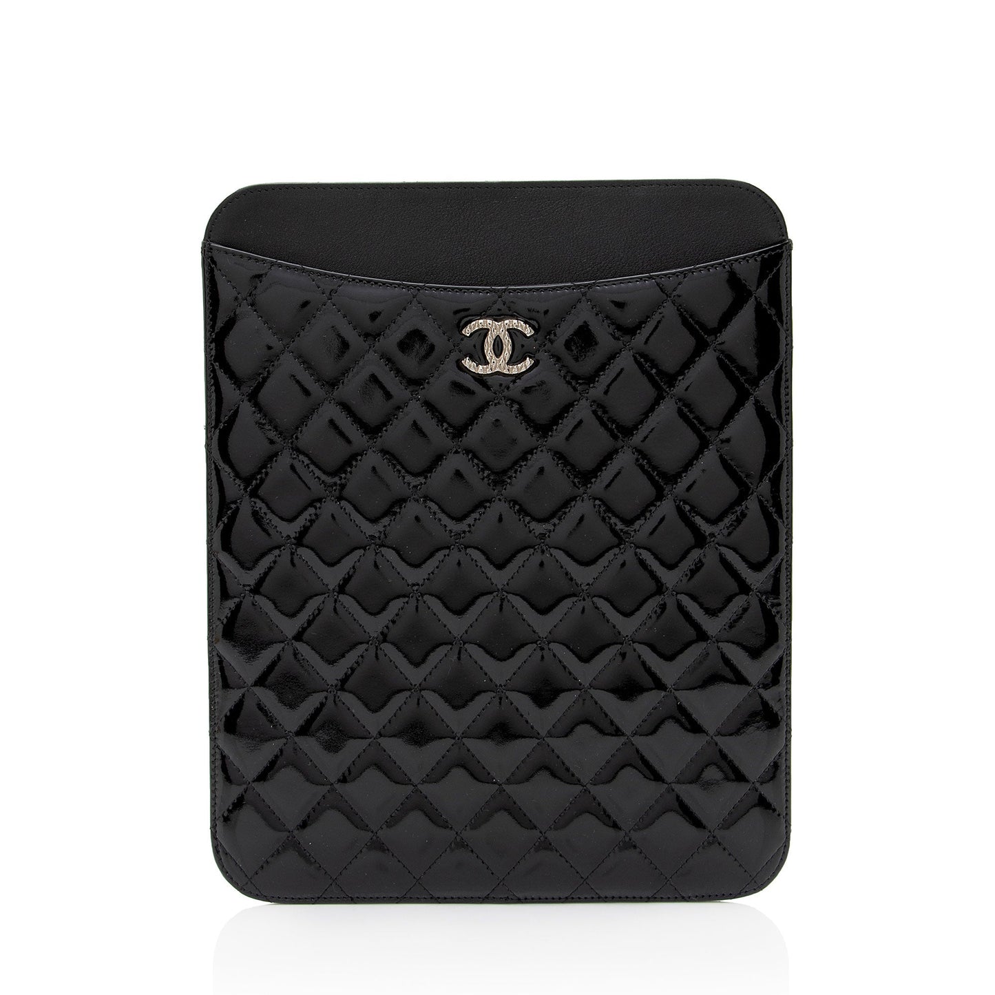 Chanel Patent CC Brilliant iPad SHF-erdd74 Leather Handbag