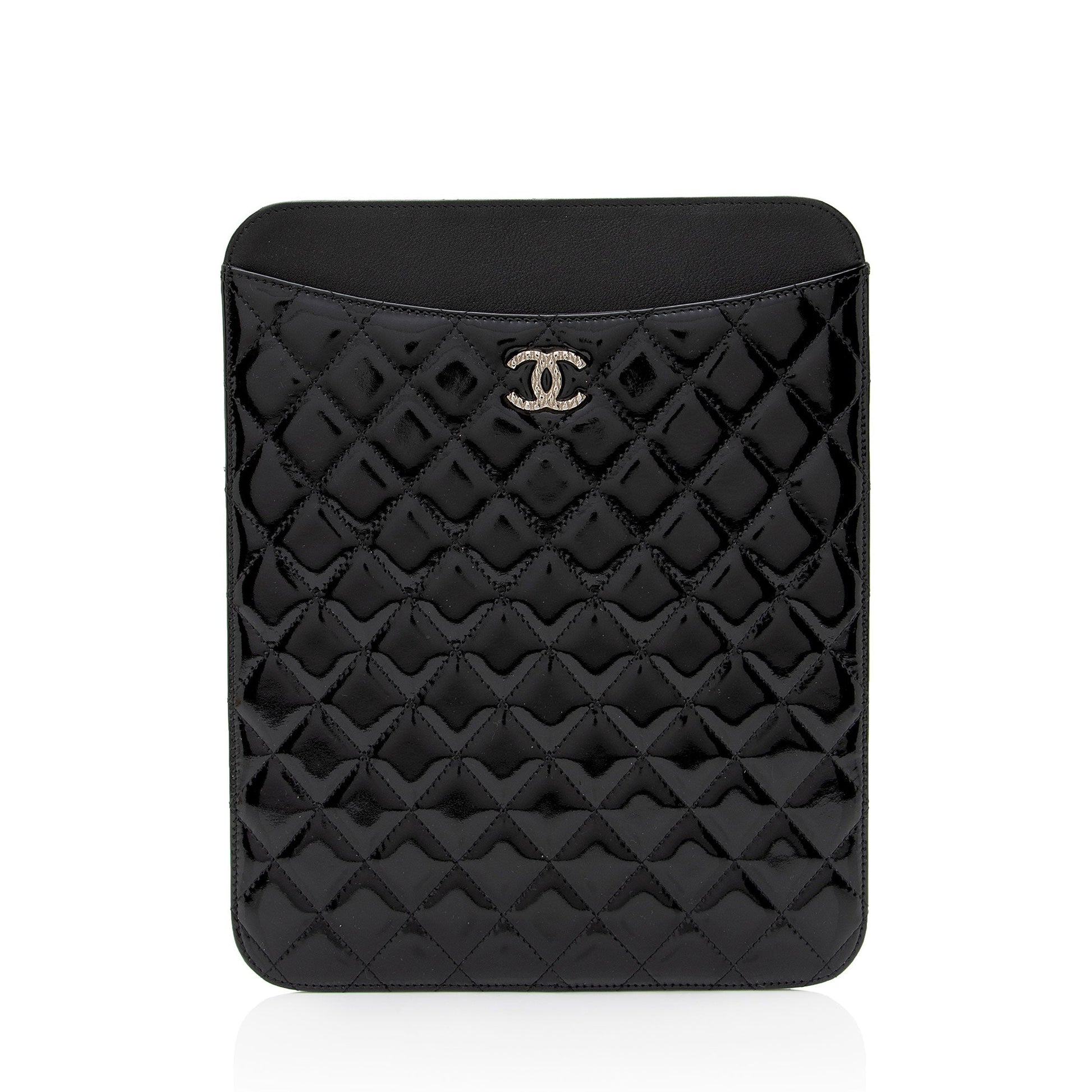 Chanel Patent CC Brilliant iPad SHF-erdd74 Leather Handbag