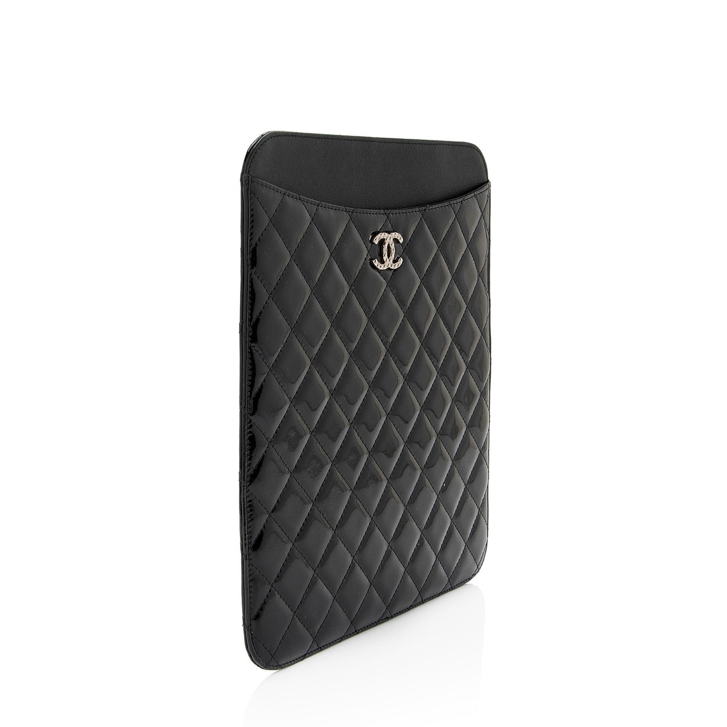 Chanel Patent CC Brilliant iPad SHF-erdd74 Leather Handbag