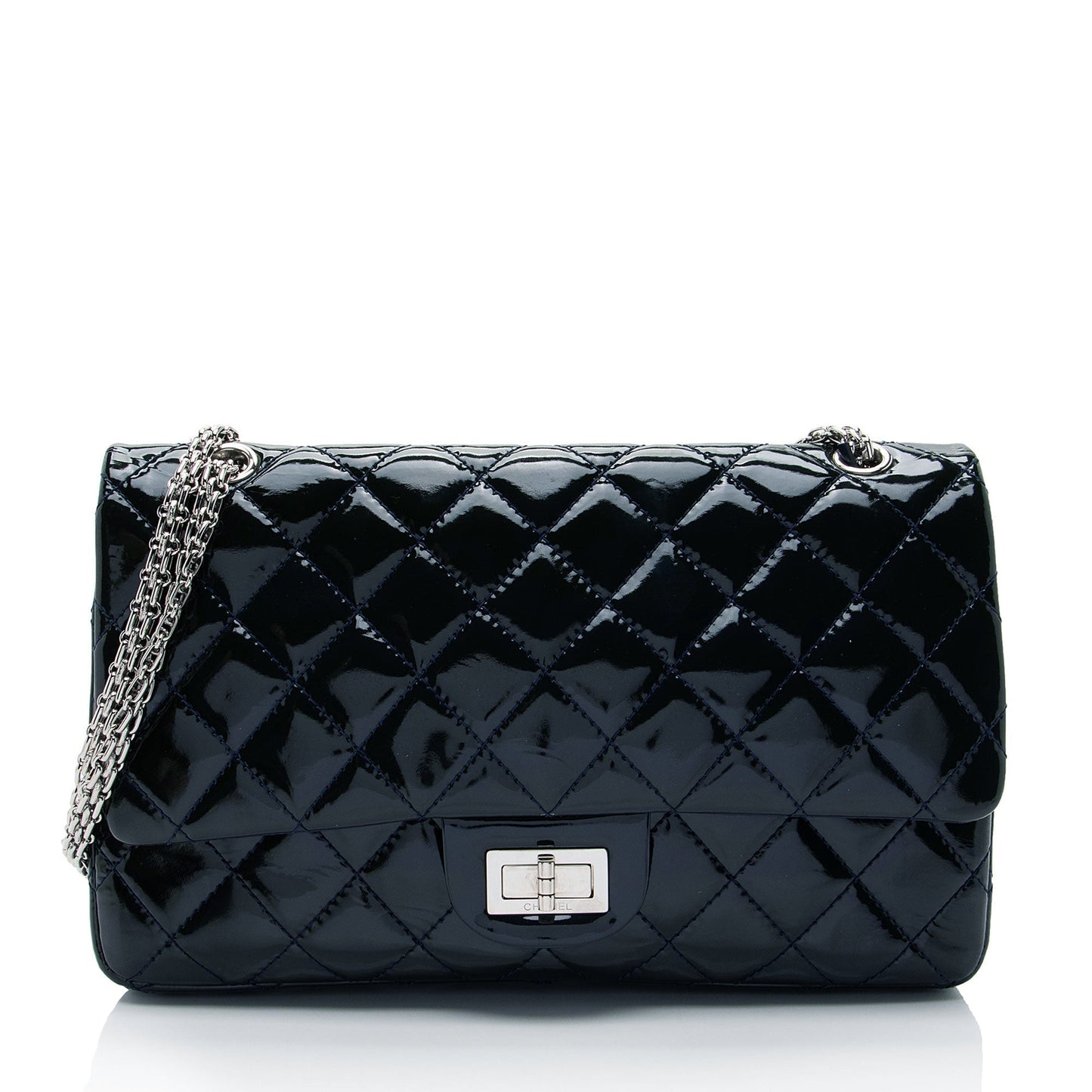 Chanel Patent Leather Calfskin Reissue 227 Double Flap Bag 227301 Front 1 Parent