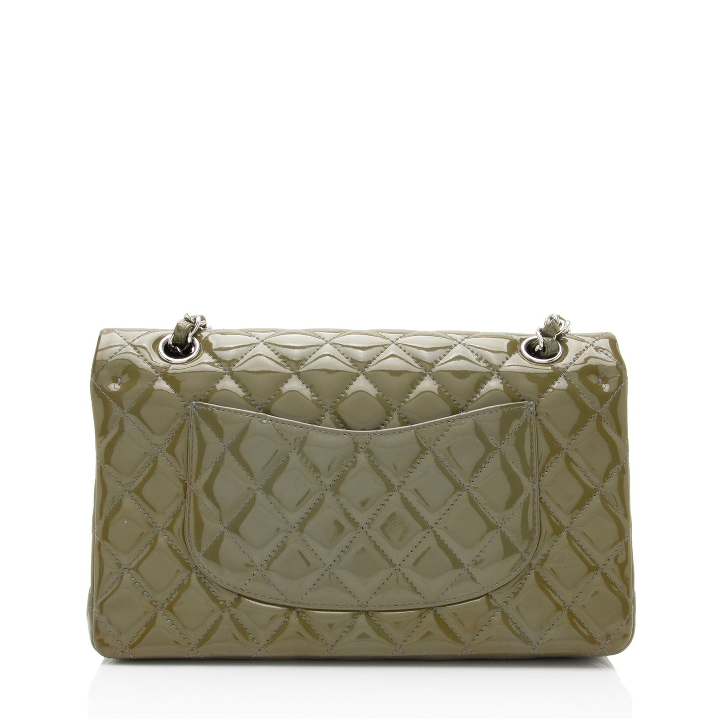 Chanel Patent Classic Double Flap Leather Shoulder Bag