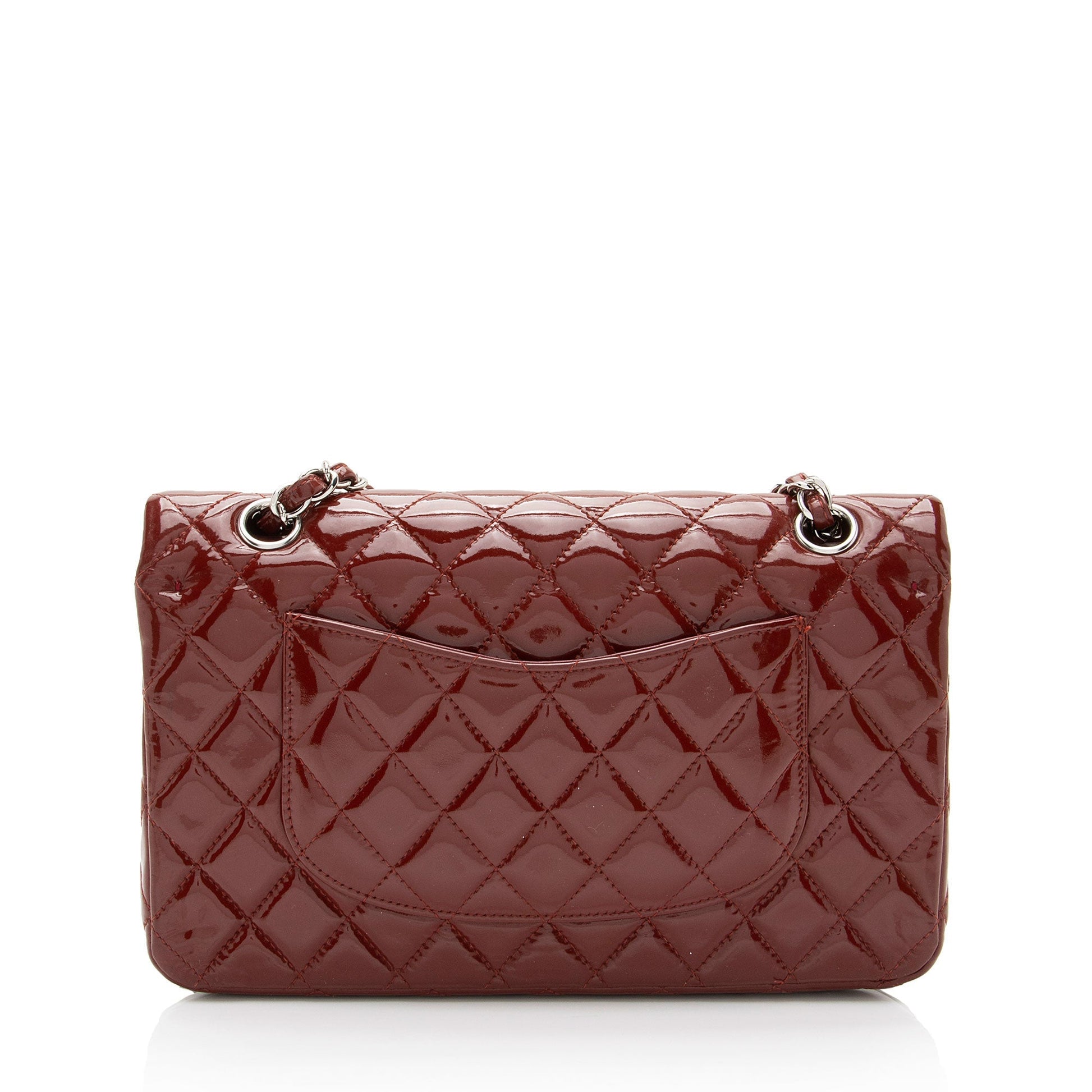 Chanel Patent Classic Double Flap SHF-BwsnL1 Leather Shoulder Bag