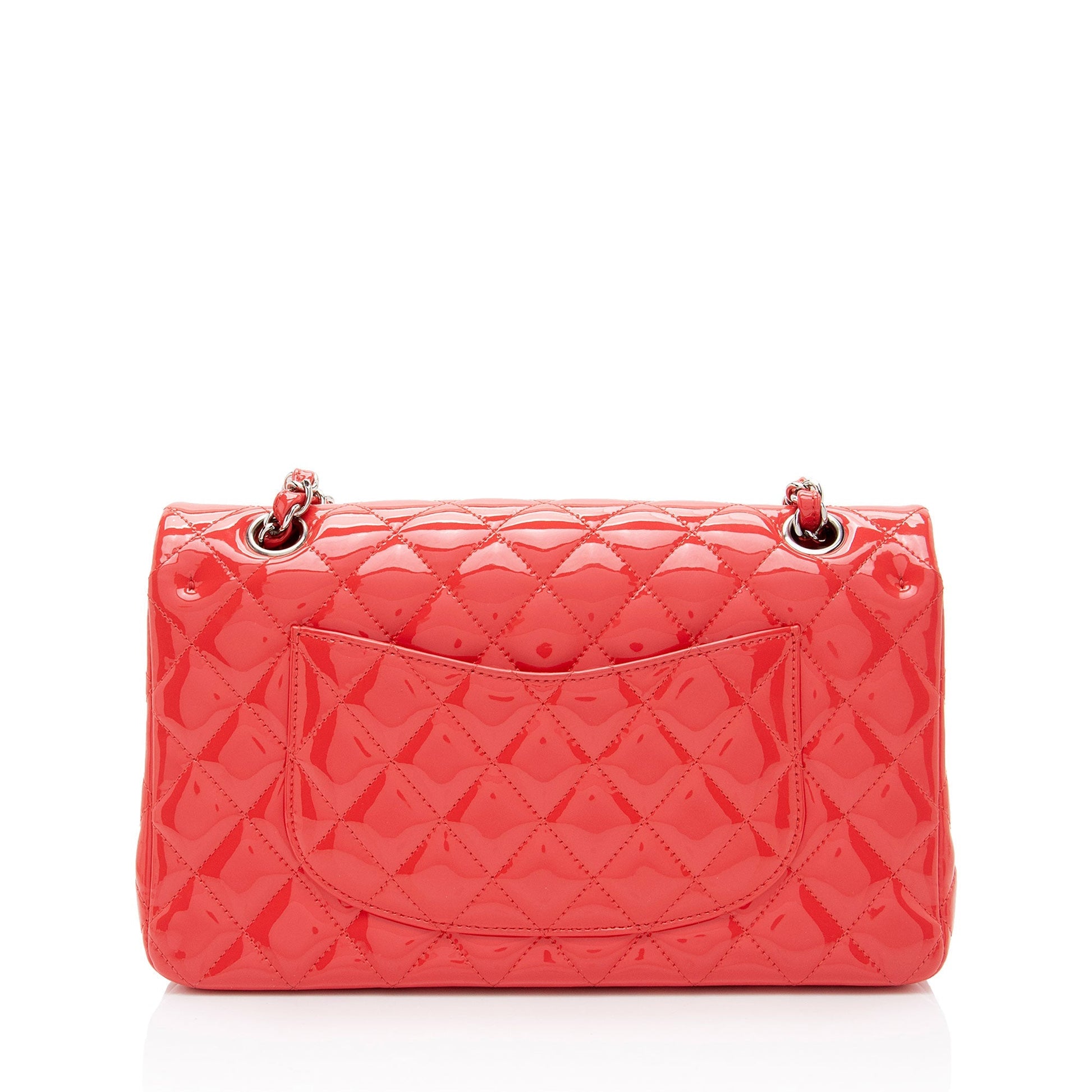 Chanel Patent Classic Double Flap SHF-96viXO Leather Shoulder Bag
