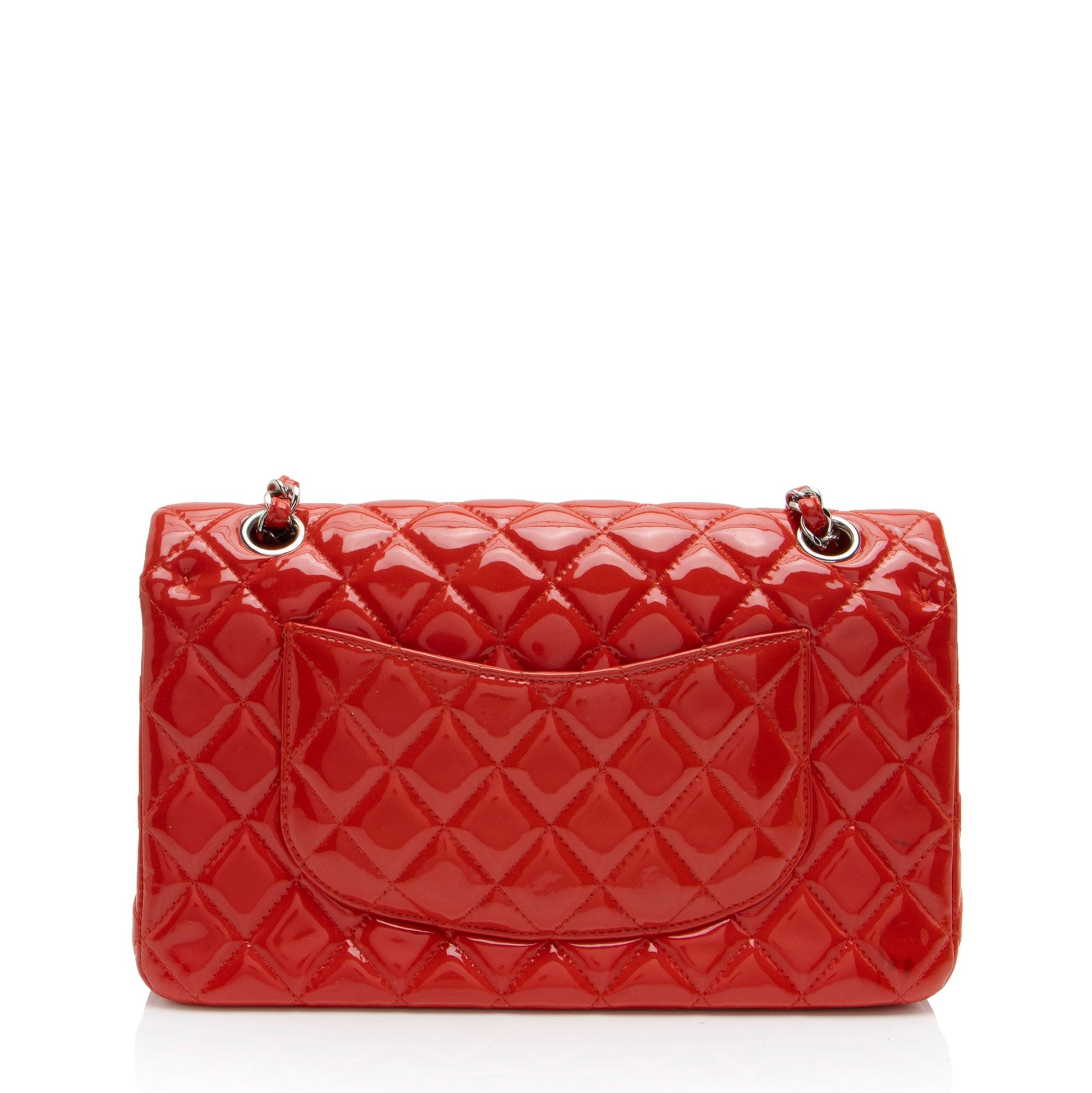 Chanel Patent Classic Double Flap SHF-N0PJ3H Leather Shoulder Bag