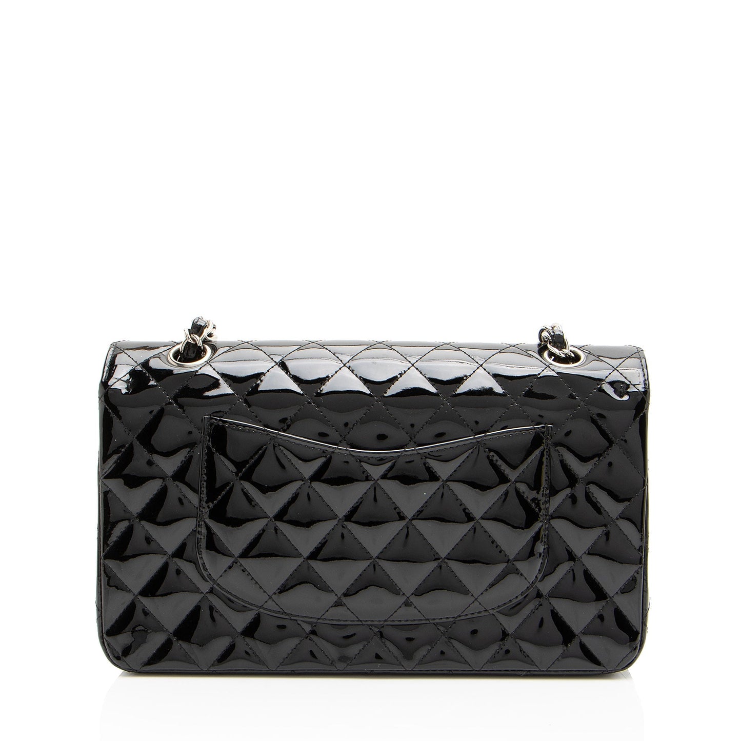 Chanel Patent Classic Double Flap SHF-XaMpG8 Leather Shoulder Bag