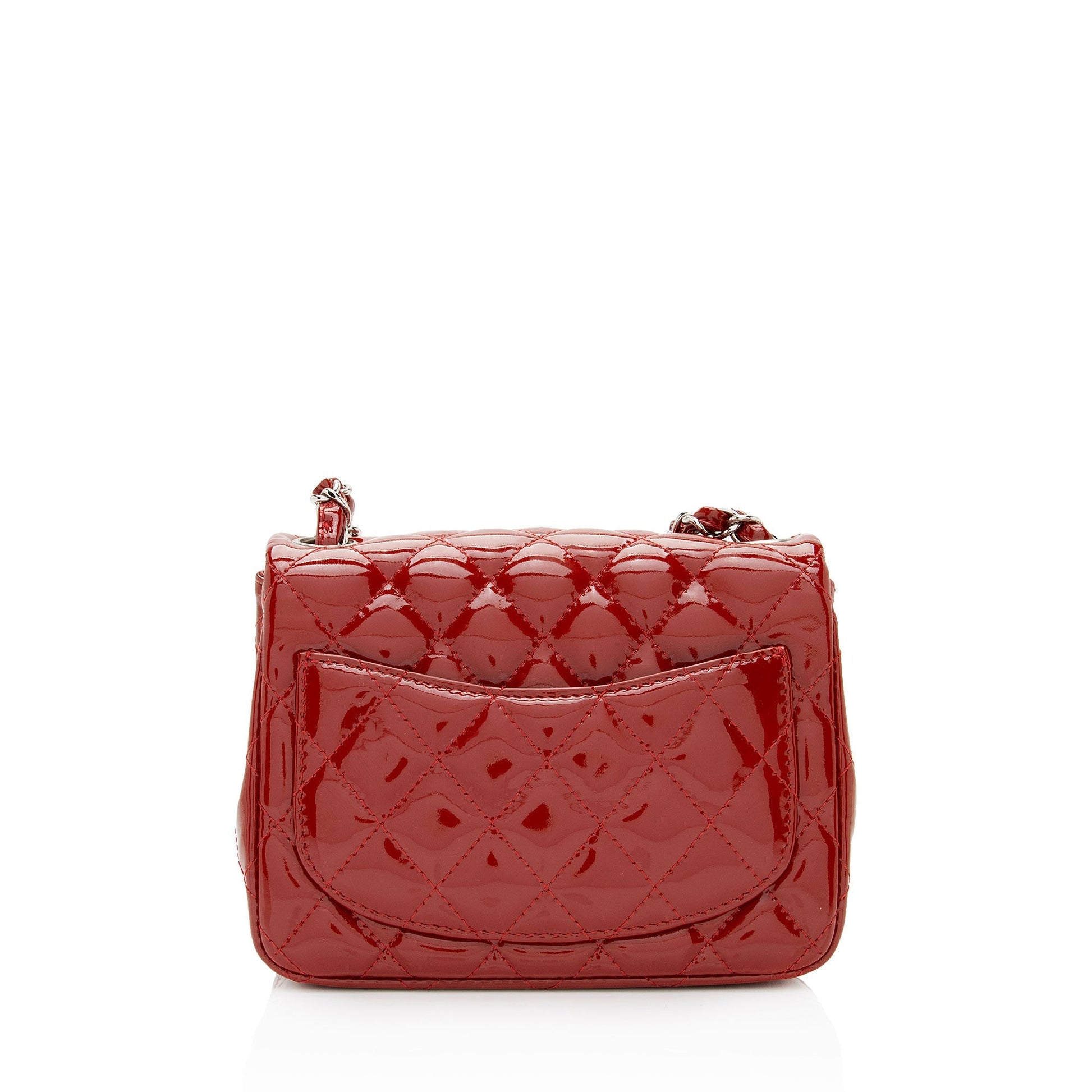 Chanel Patent Classic Square Flap SHF-XYG7aO Leather Shoulder Bag