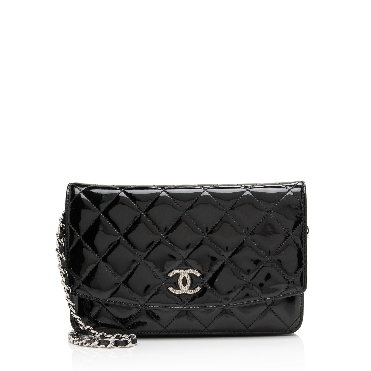 Chanel Patent Classic on SHF-Zf4IIp Leather Wallet Case