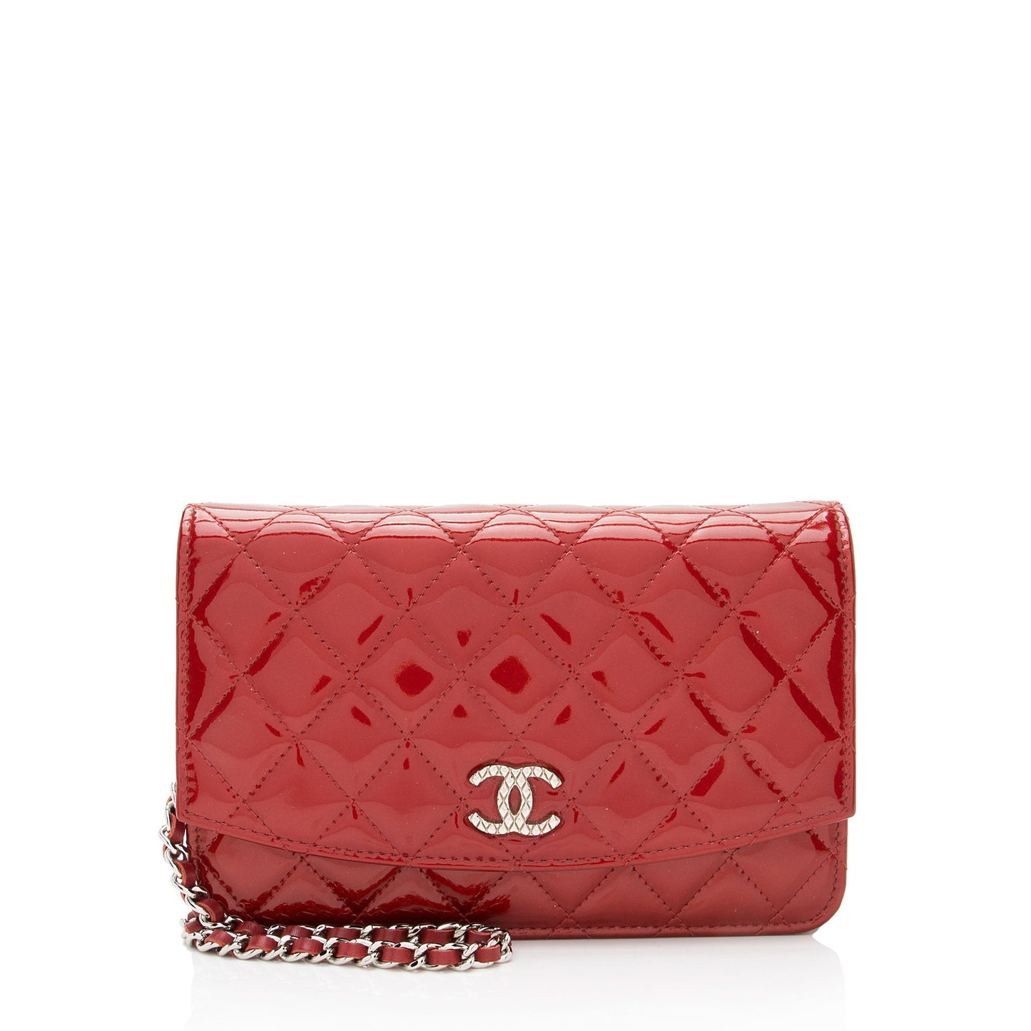Chanel Patent Classic on SHF-kZcSTK Leather Wallet Case