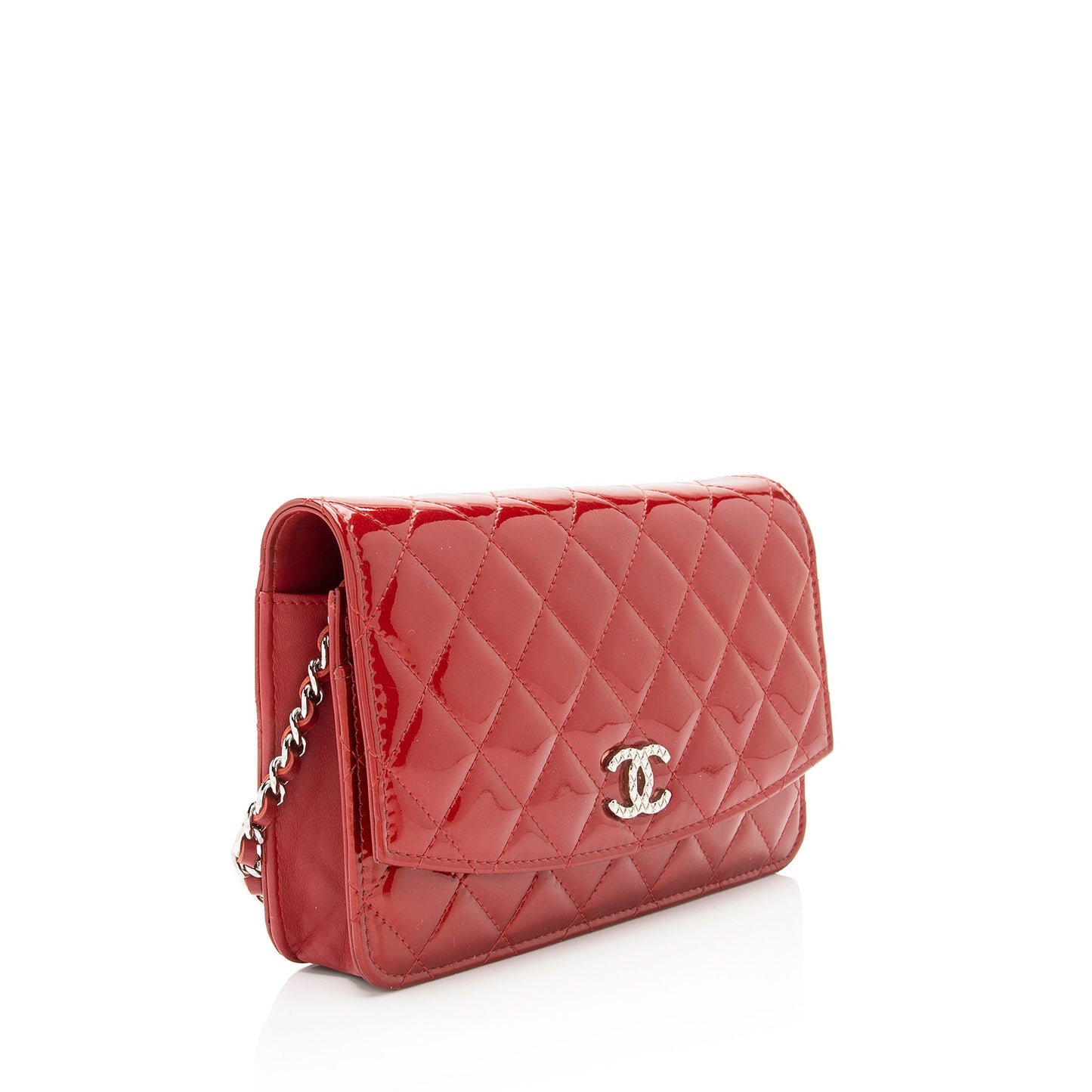 Chanel Patent Classic on SHF-kZcSTK Leather Wallet Case