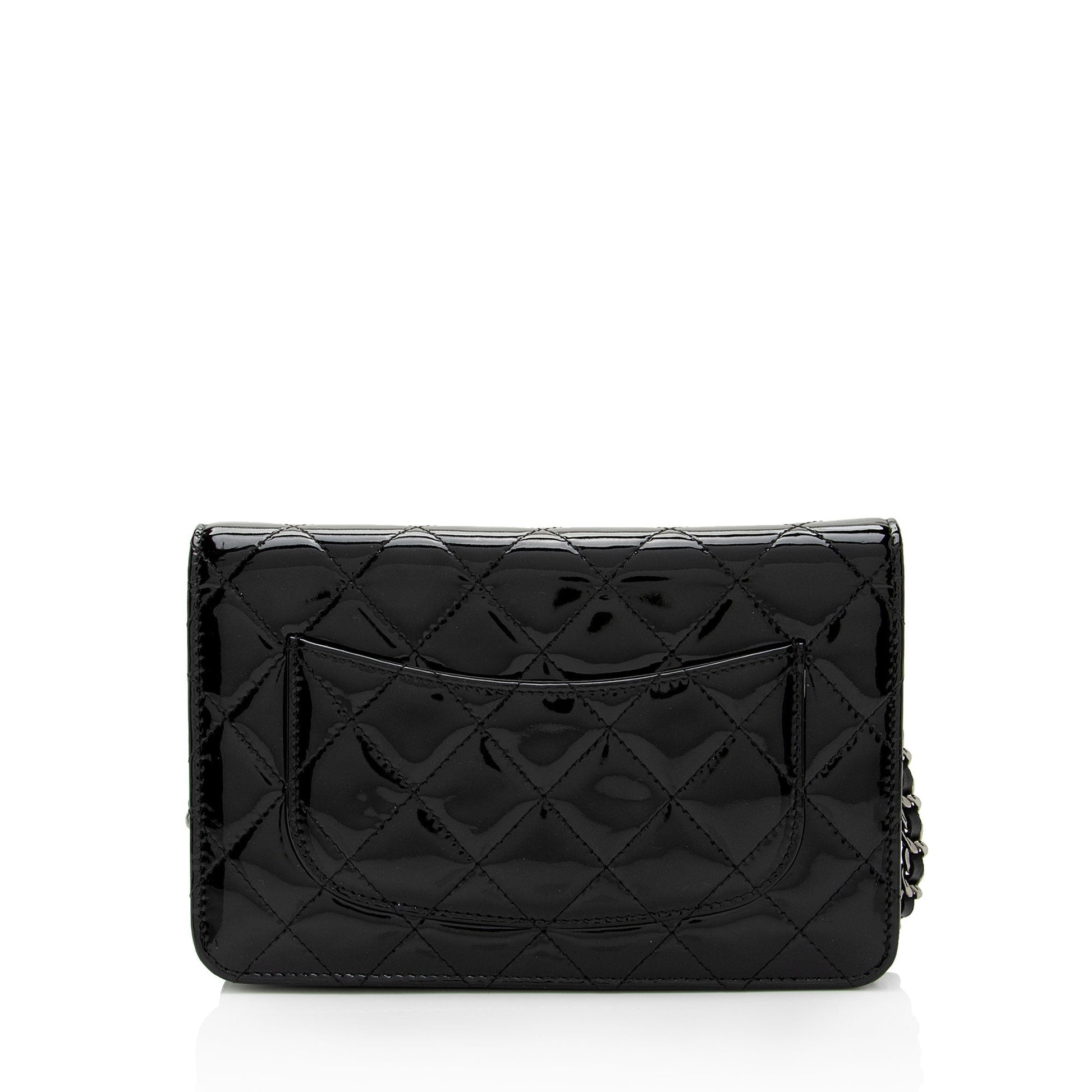 Chanel Patent Classic on SHF-8fowjN Leather Wallet Case