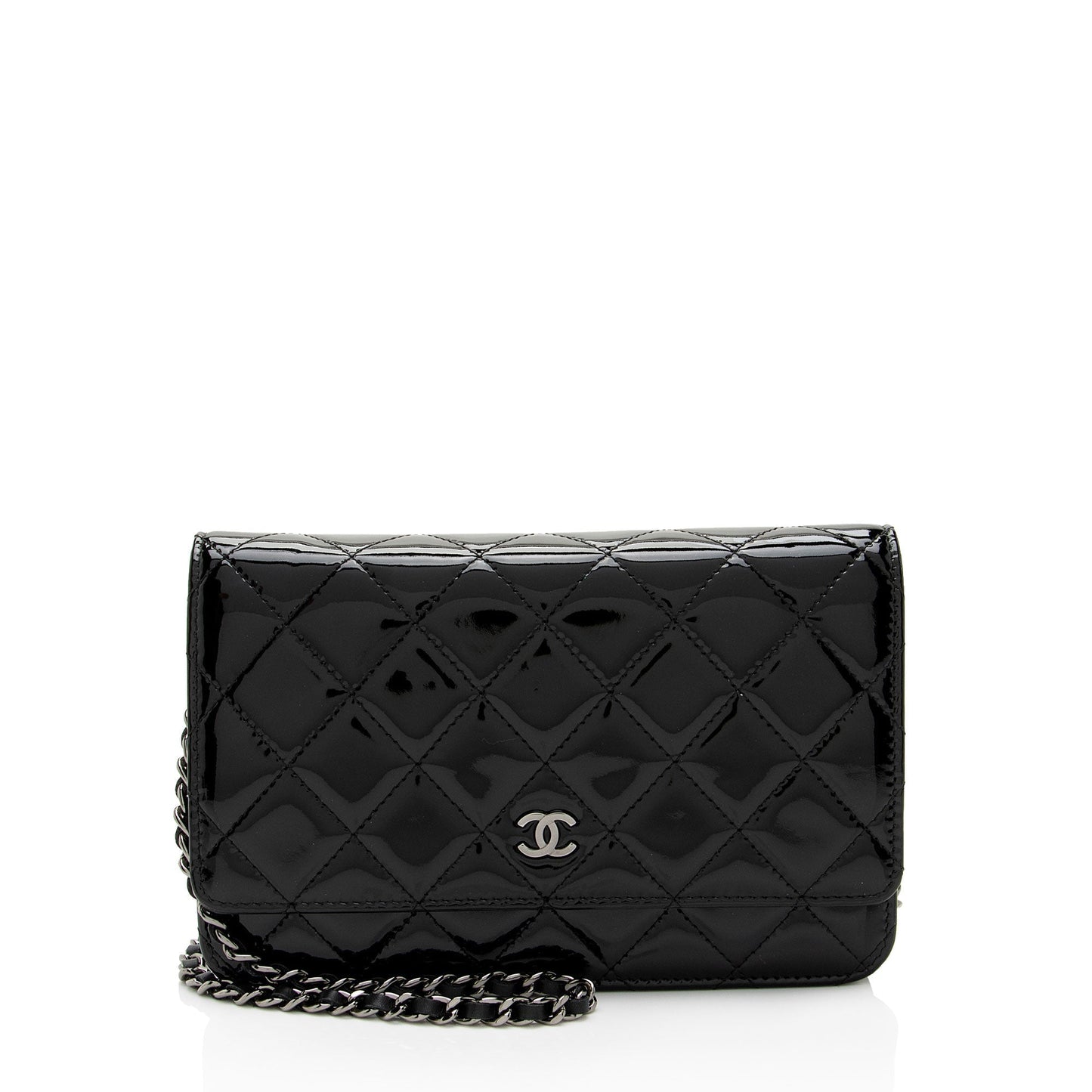 Chanel Patent Classic on SHF-8fowjN Leather Wallet Case