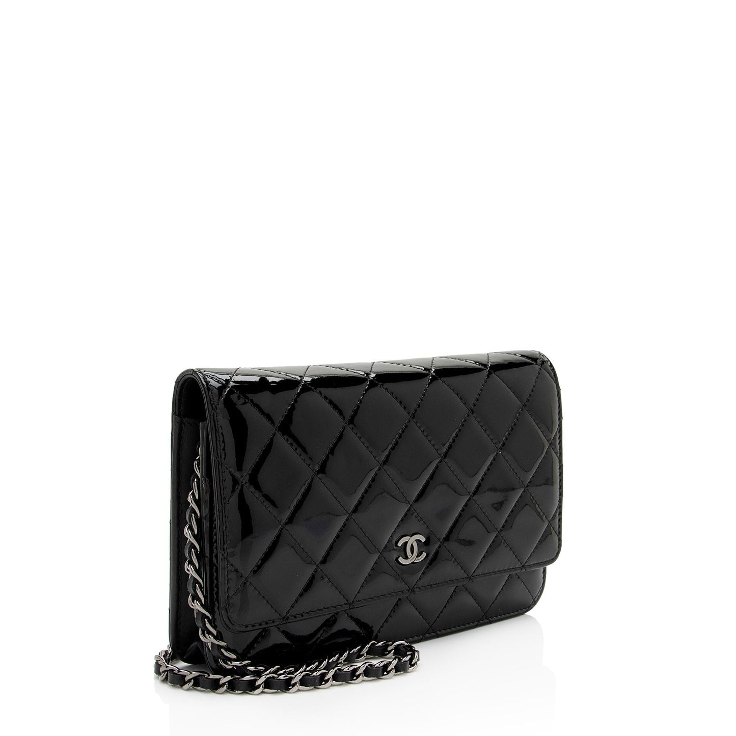 Chanel Patent Classic on SHF-8fowjN Leather Wallet Case