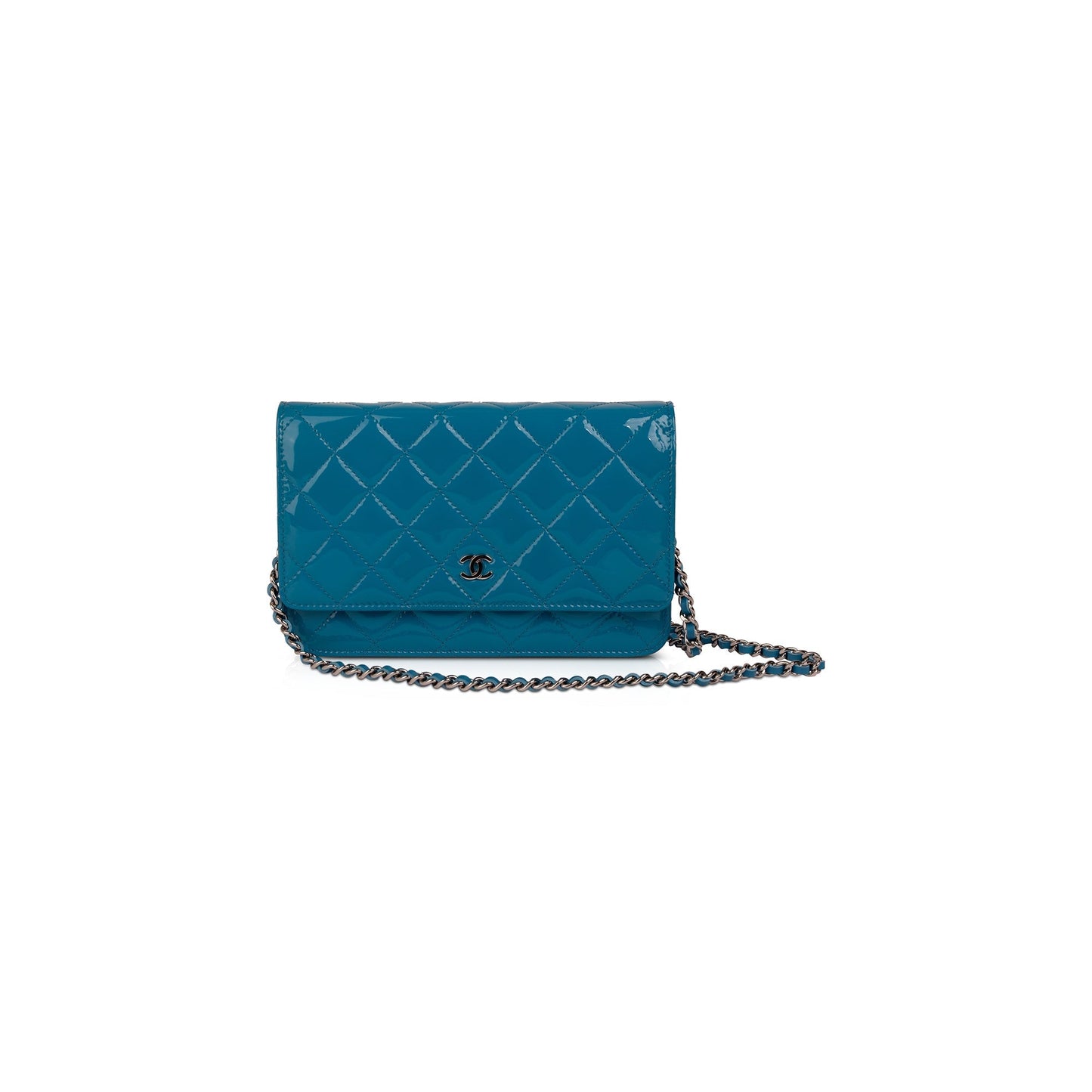 Chanel Patent Classic on Leather Wallet Case
