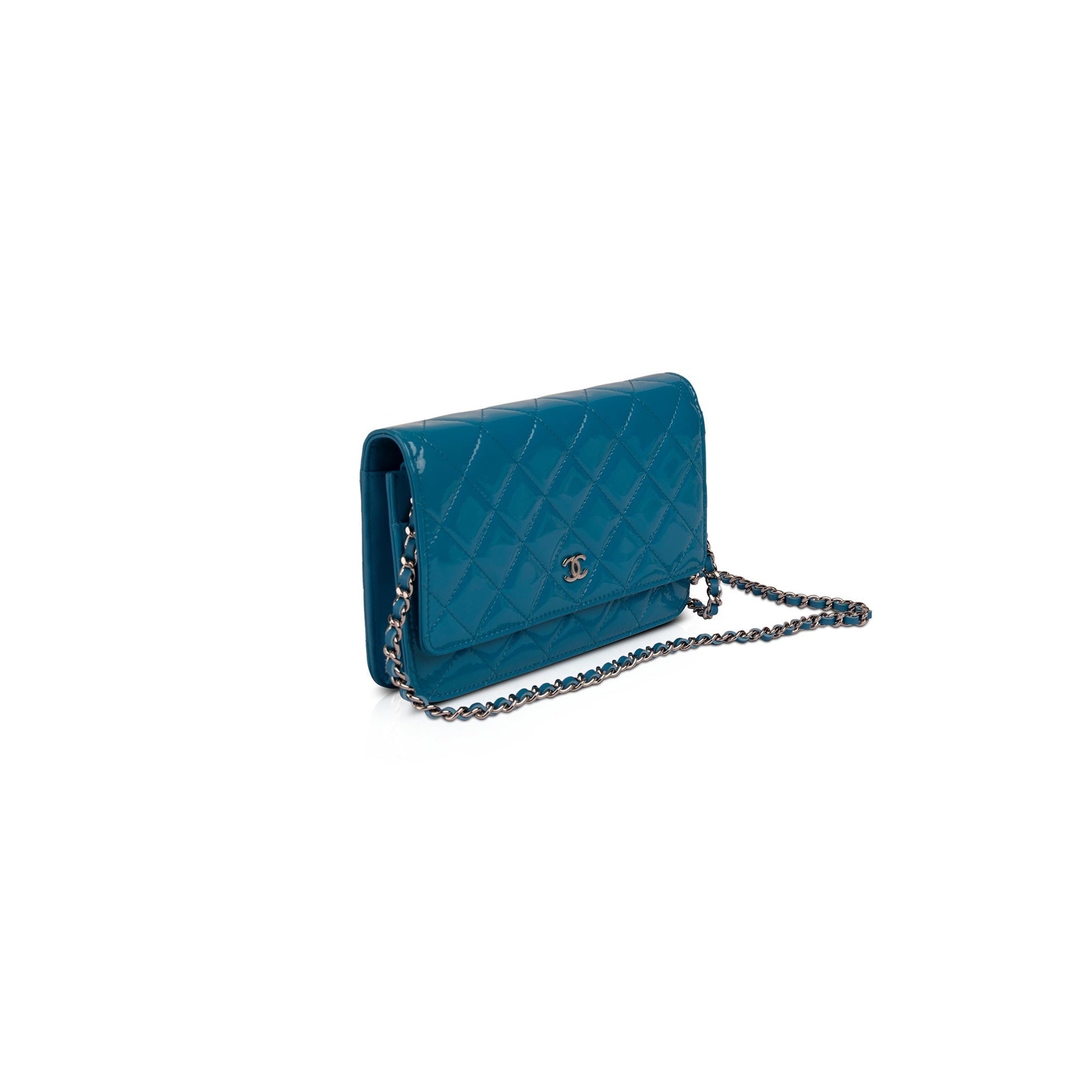 Chanel Patent Classic on Leather Wallet Case