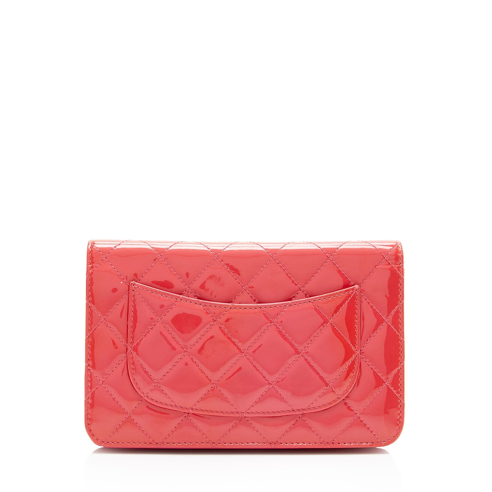 Chanel Patent Classic on SHF-13OxMa Leather Wallet Case
