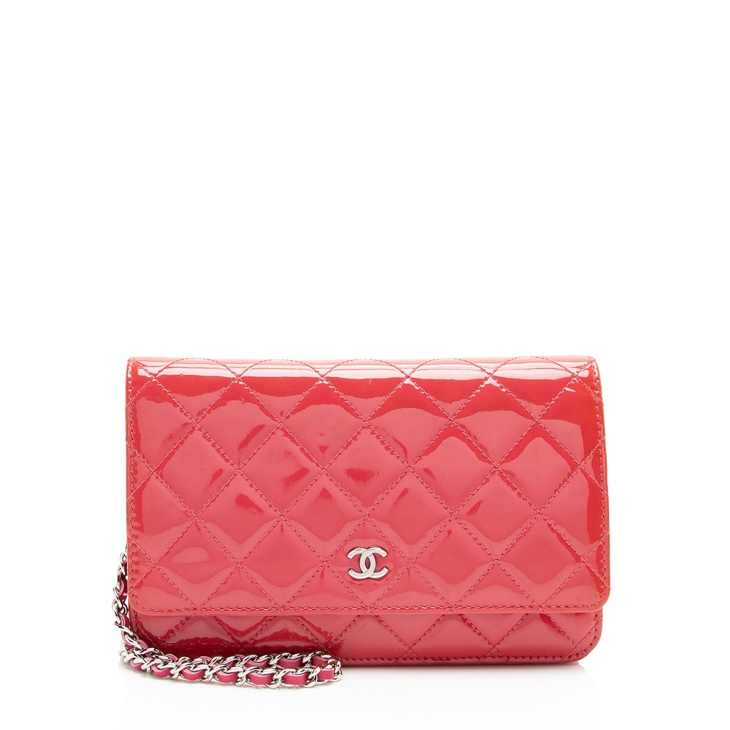 Chanel Patent Classic on SHF-13OxMa Leather Wallet Case