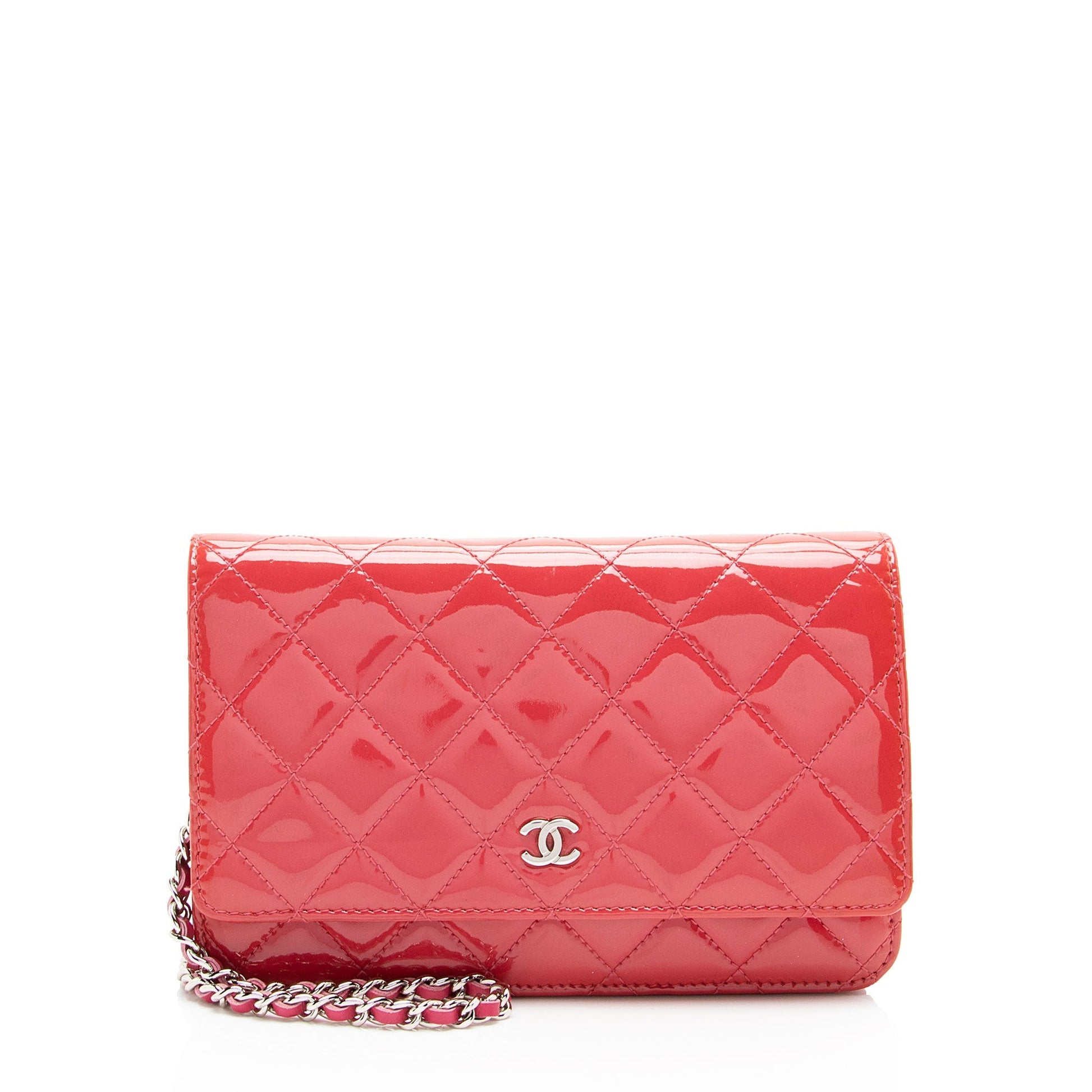 Chanel Patent Classic on SHF-13OxMa Leather Wallet Case
