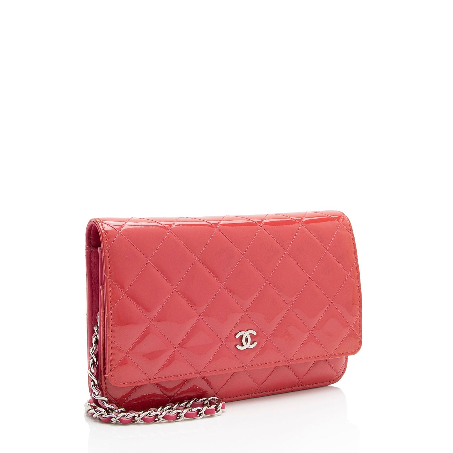 Chanel Patent Classic on SHF-13OxMa Leather Wallet Case