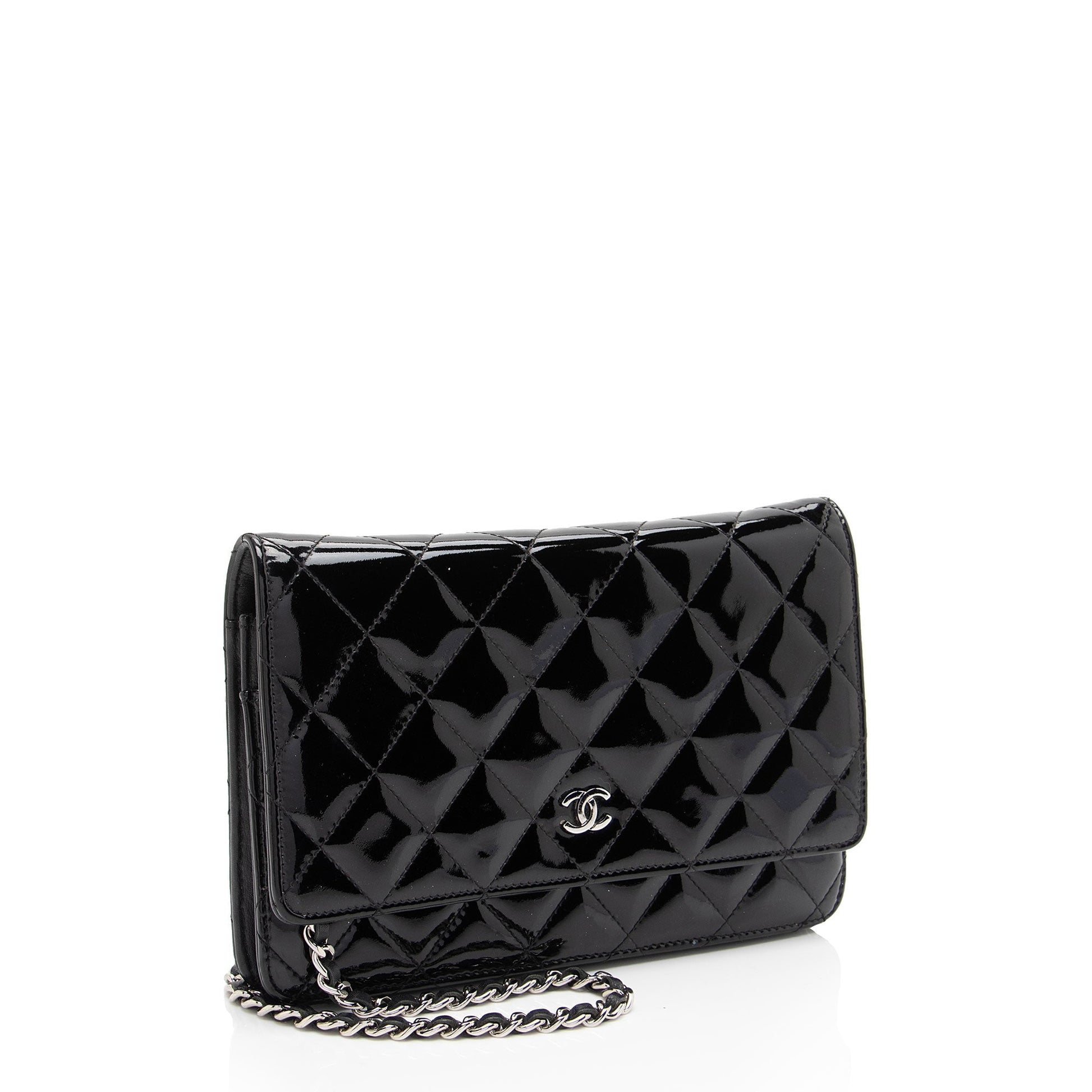 Chanel Patent Classic on SHF-sMkM9h Leather Wallet Case