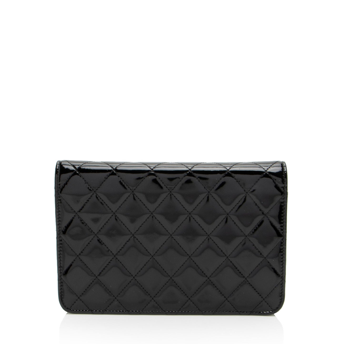 Chanel Patent Classic on Leather Wallet Case