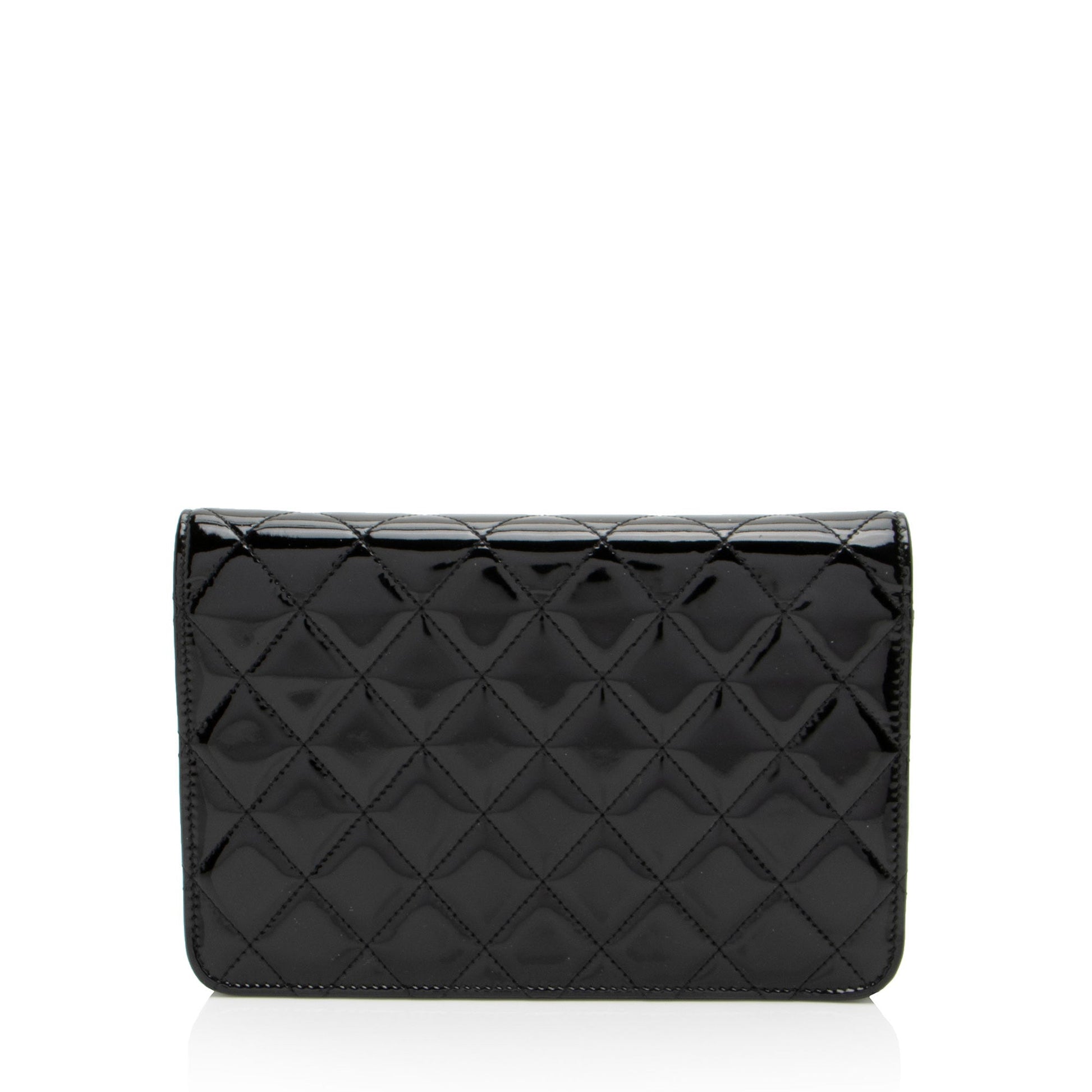Chanel Patent Classic on Leather Wallet Case