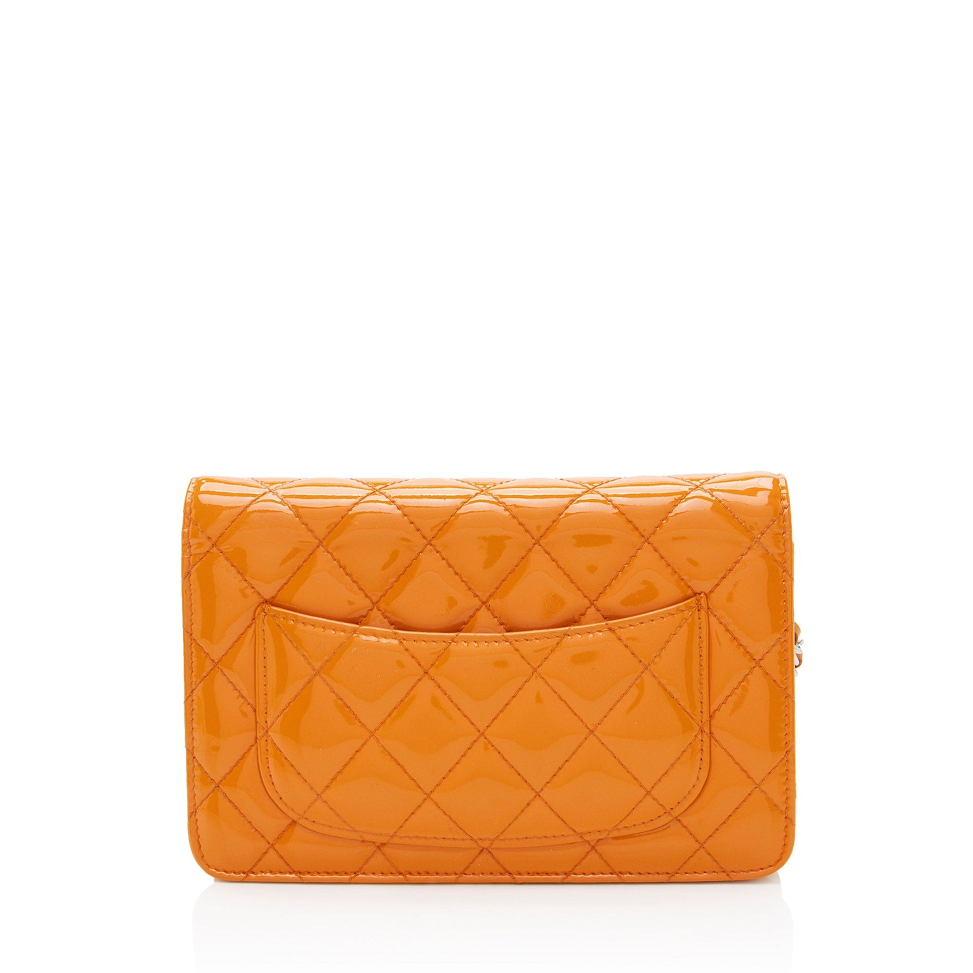 Chanel Patent Classic on Leather Wallet Case