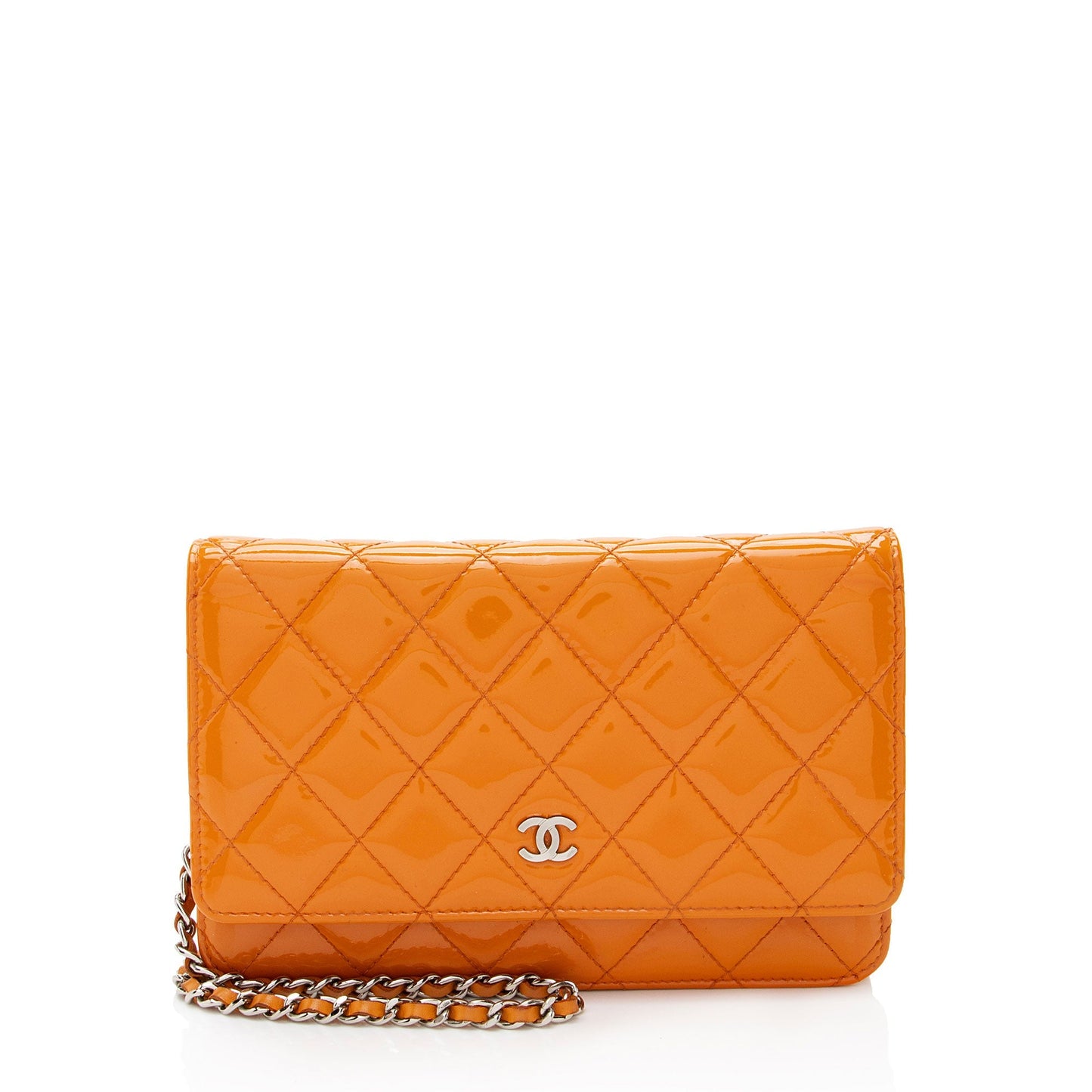 Chanel Patent Classic on Leather Wallet Case