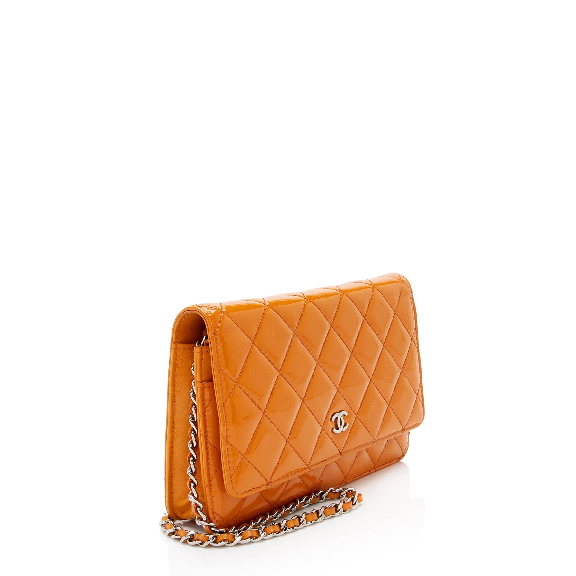 Chanel Patent Classic on Leather Wallet Case