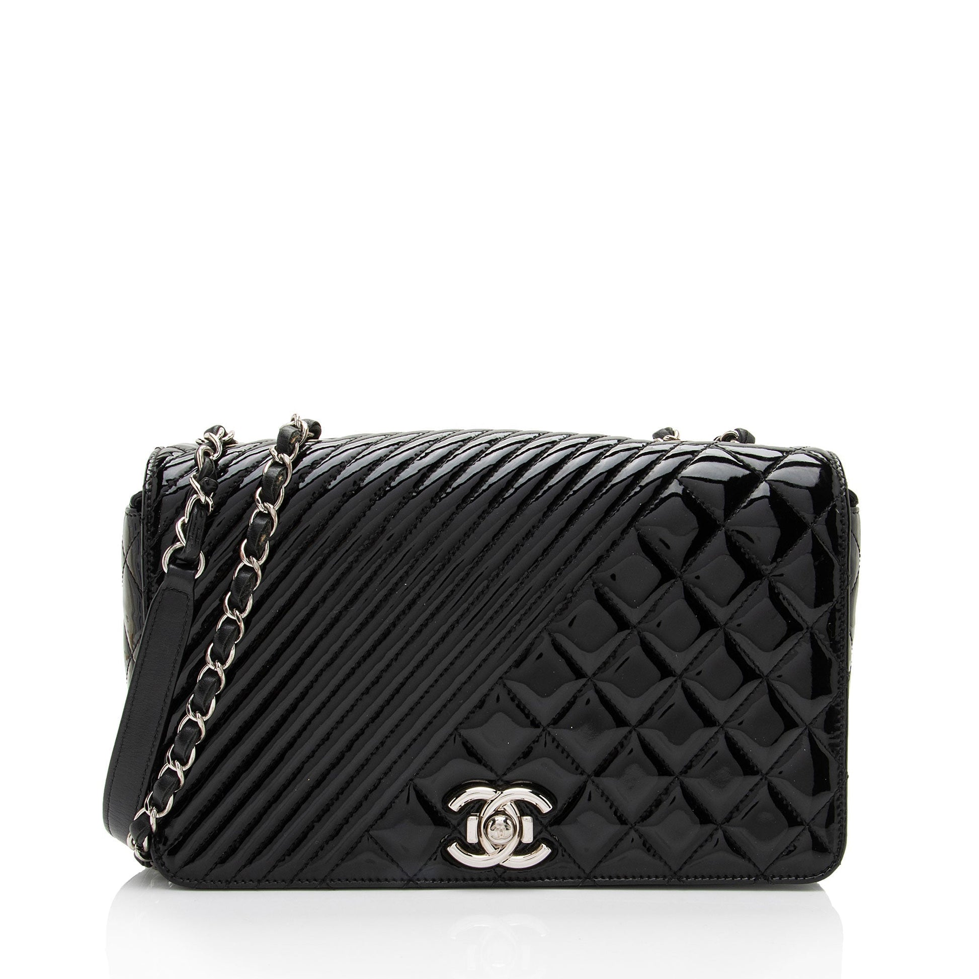 Chanel Patent Coco Boy Flap SHF-qtoszA Leather Shoulder Bag
