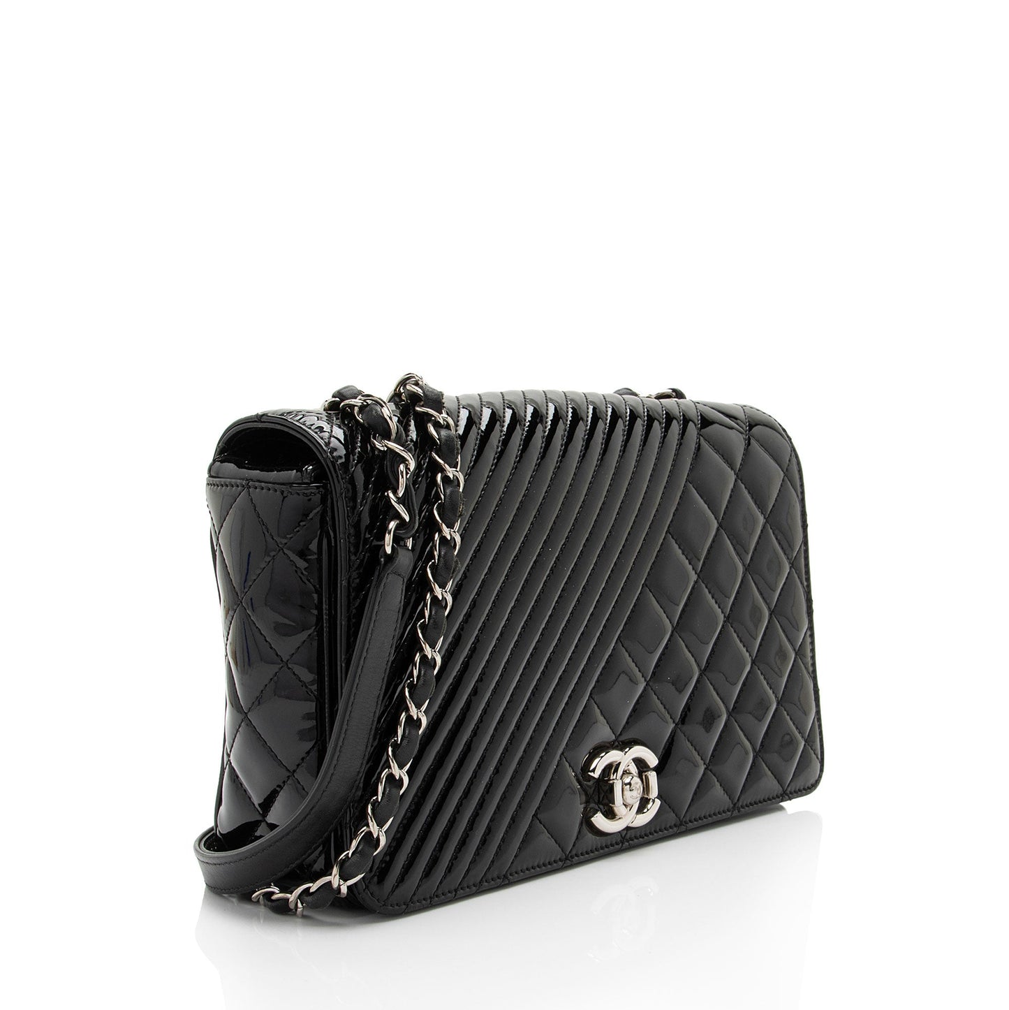 Chanel Patent Coco Boy Flap SHF-qtoszA Leather Shoulder Bag