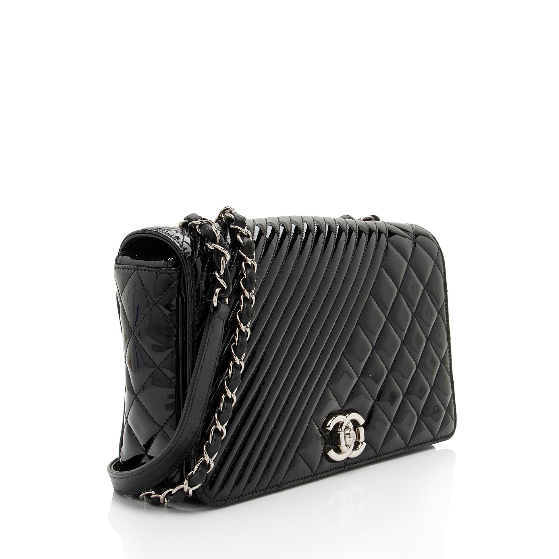 Chanel Patent Coco Boy Flap SHF-qtoszA Leather Shoulder Bag