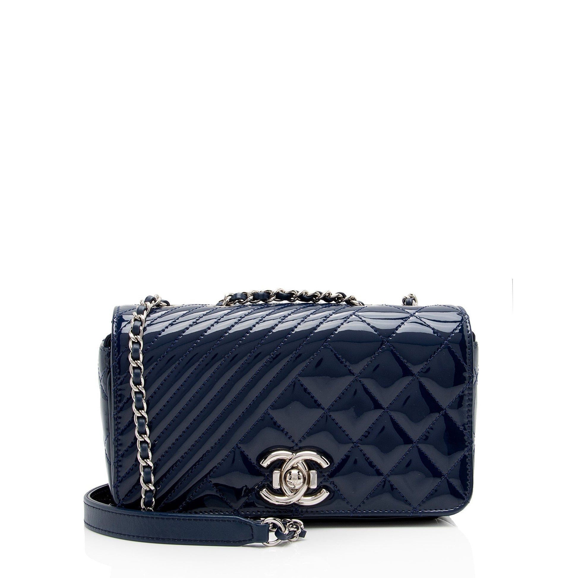 Chanel Patent Coco Boy Flap SHF-mwPK8i Small Leather Shoulder Bag