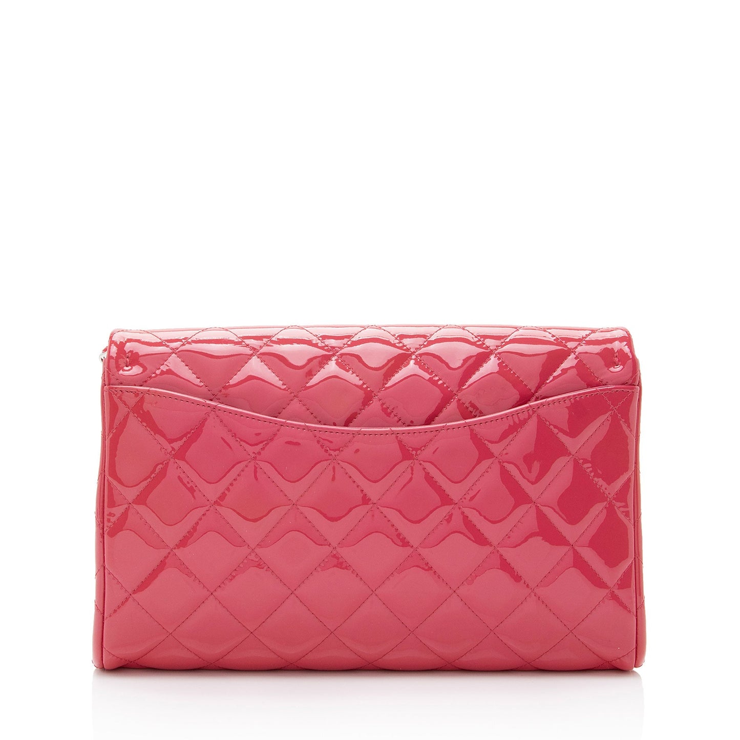 Chanel Patent Flap on SHF-IZbriv Leather Clutch Bag