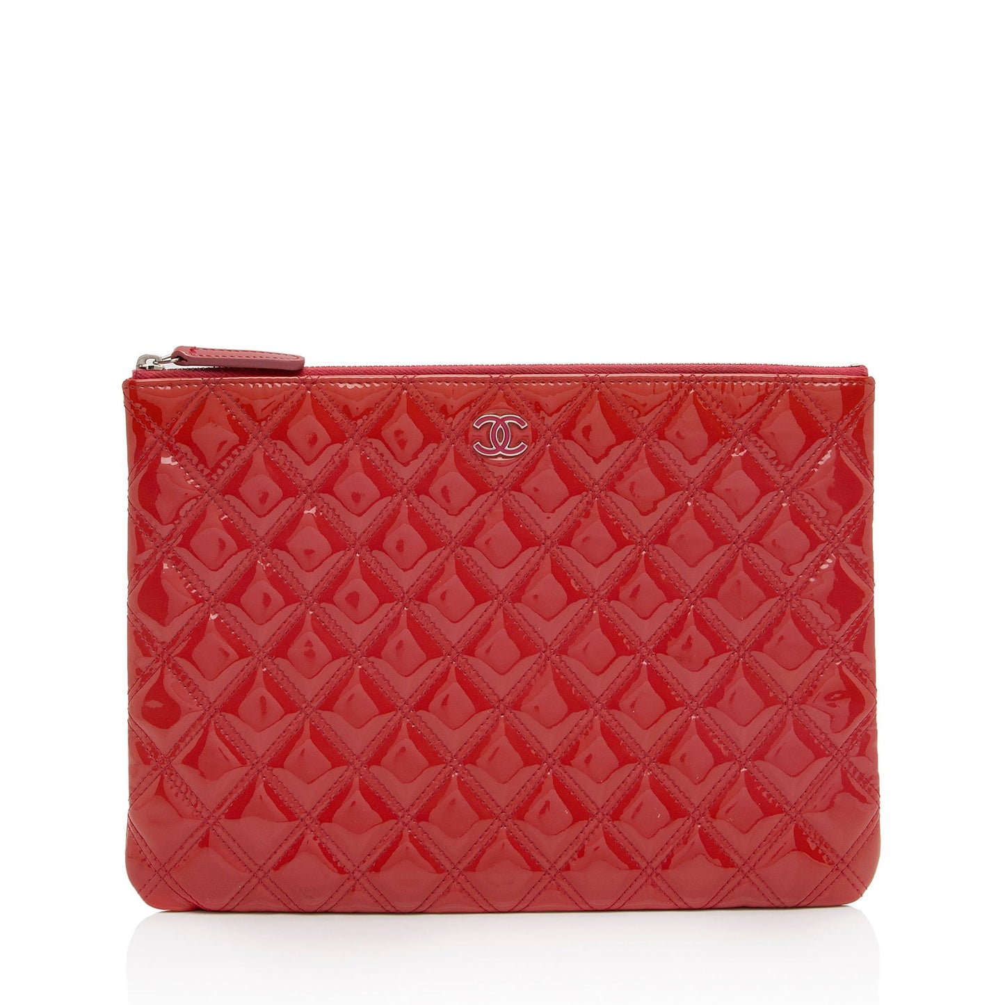 Chanel Patent O- SHF-ZiSJ3V Leather Handbag