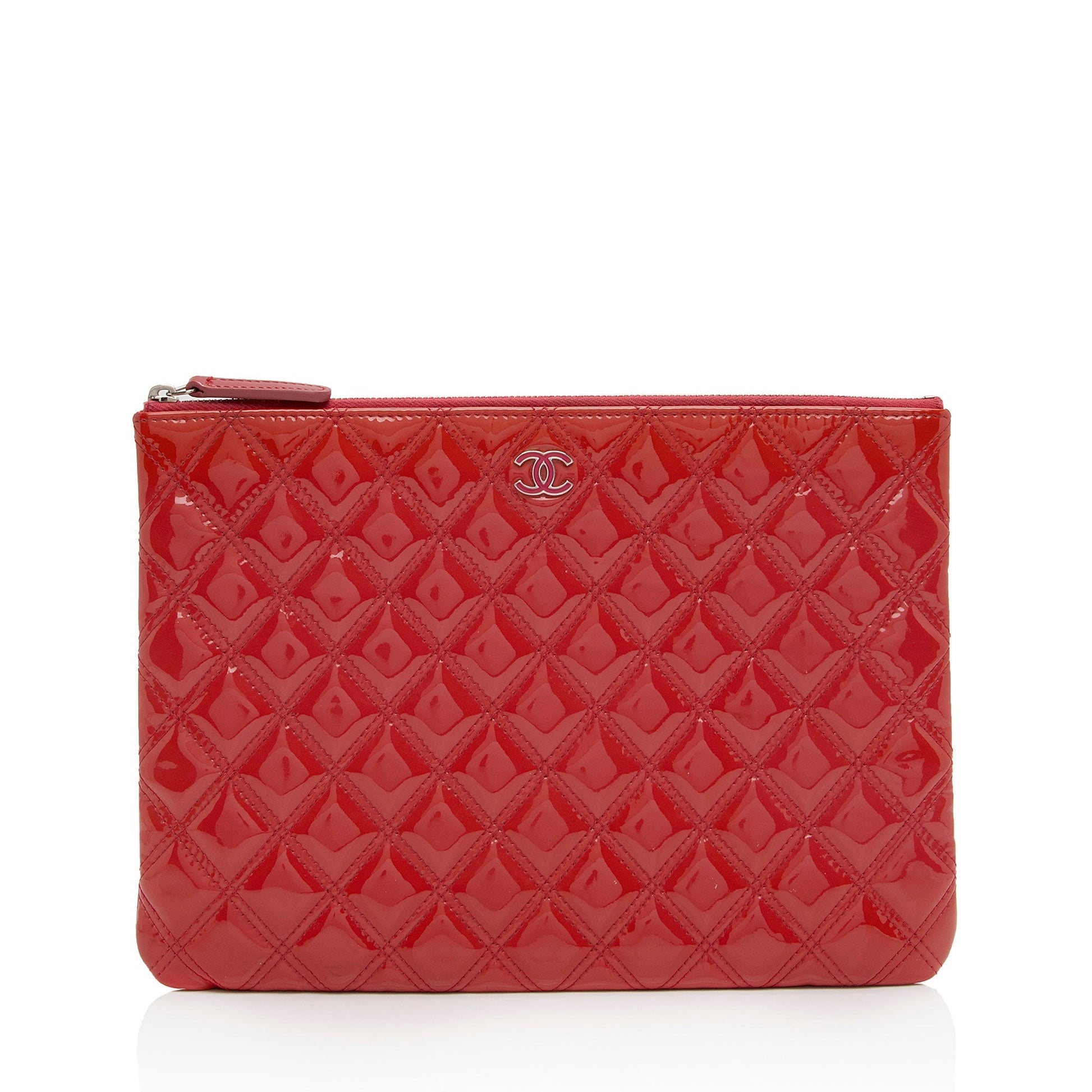 Chanel Patent O- SHF-ZiSJ3V Leather Handbag