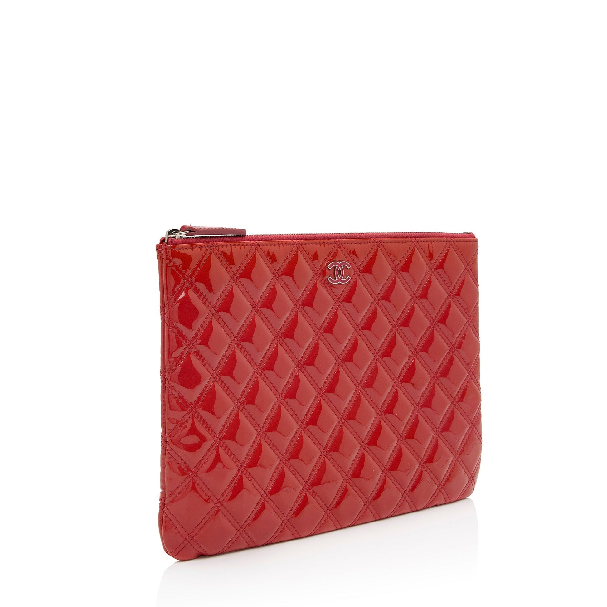 Chanel Patent O- SHF-ZiSJ3V Leather Handbag