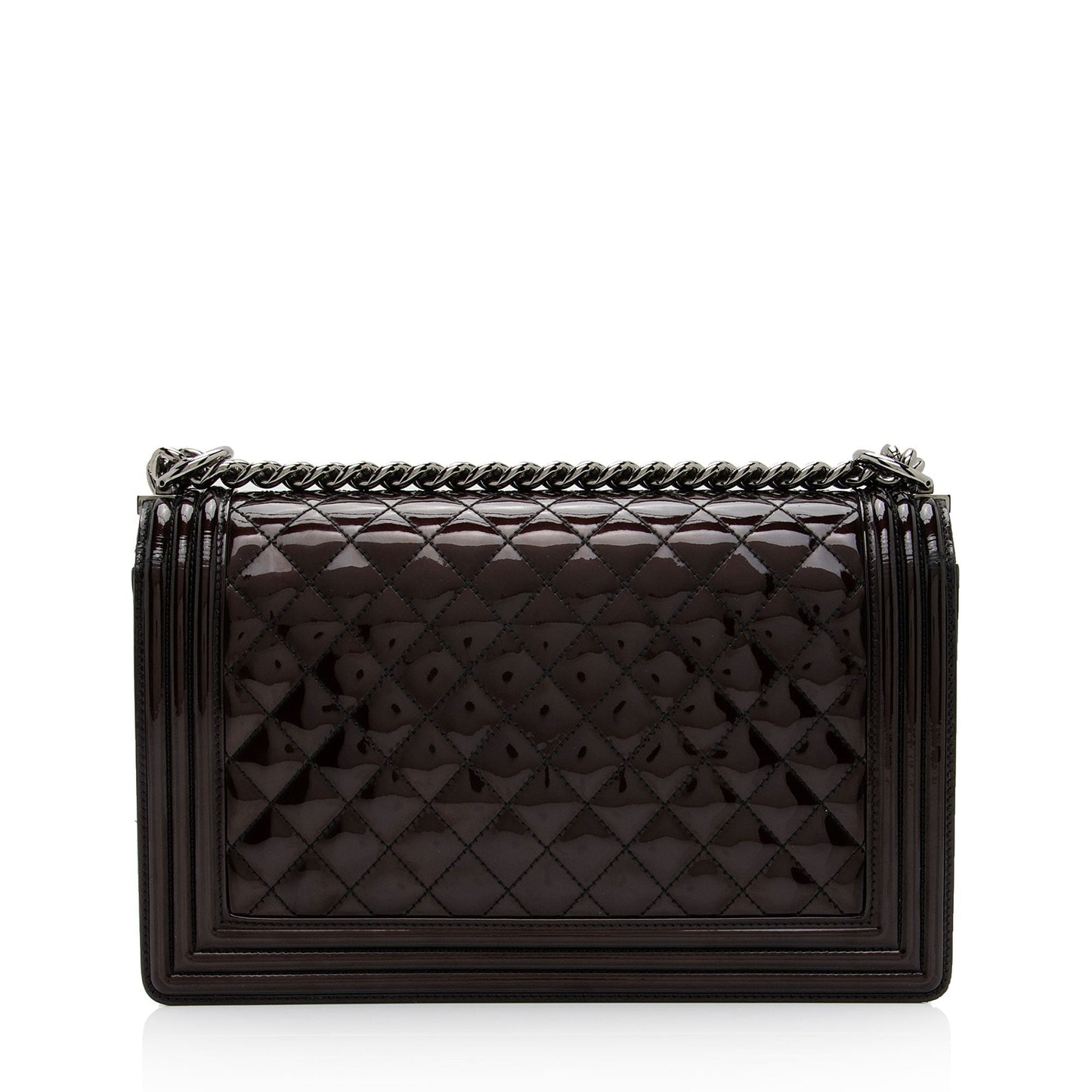 Chanel Patent New Boy SHF-IqsKqV Leather Handbag