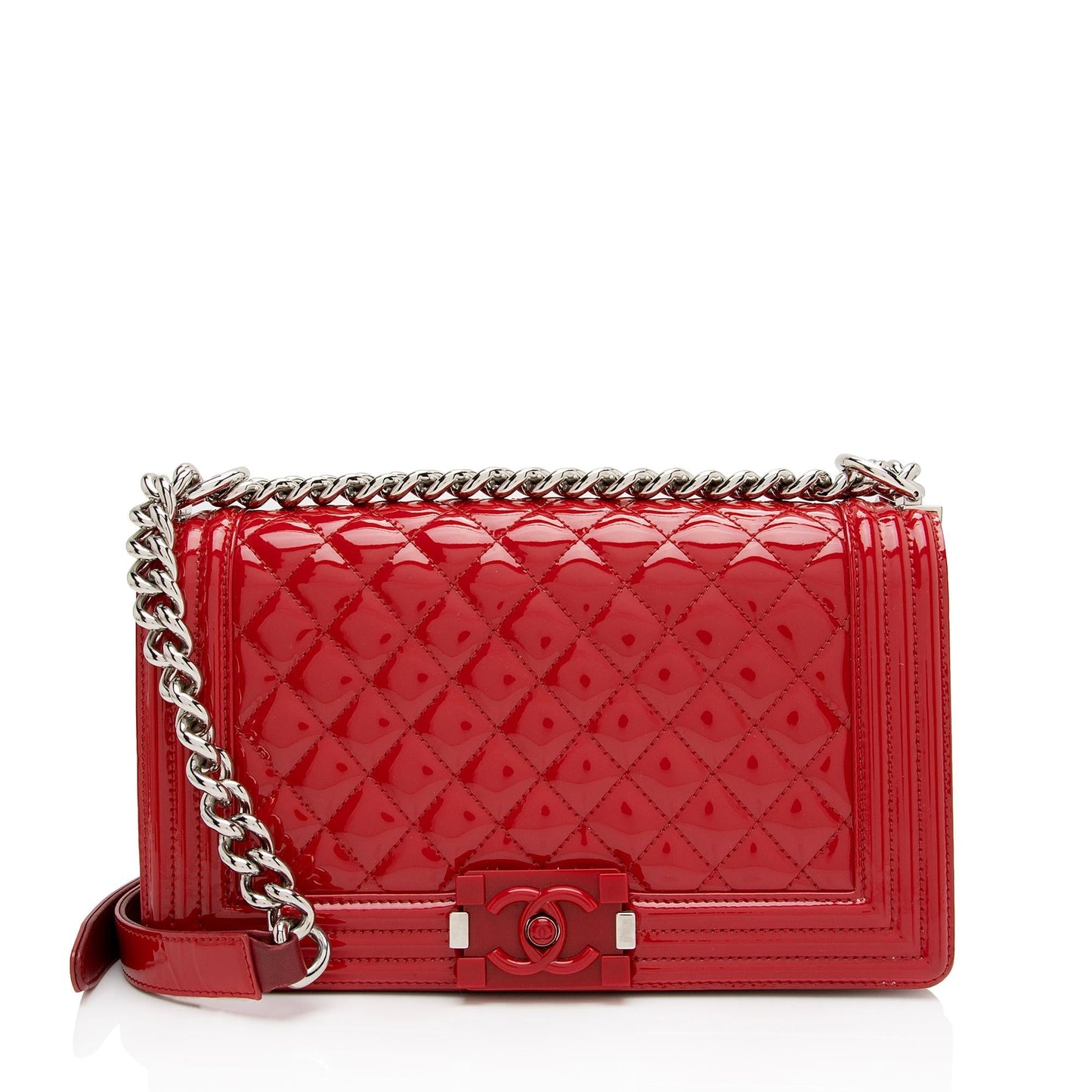 Chanel Patent Old Boy SHF-DpuGew Leather Handbag