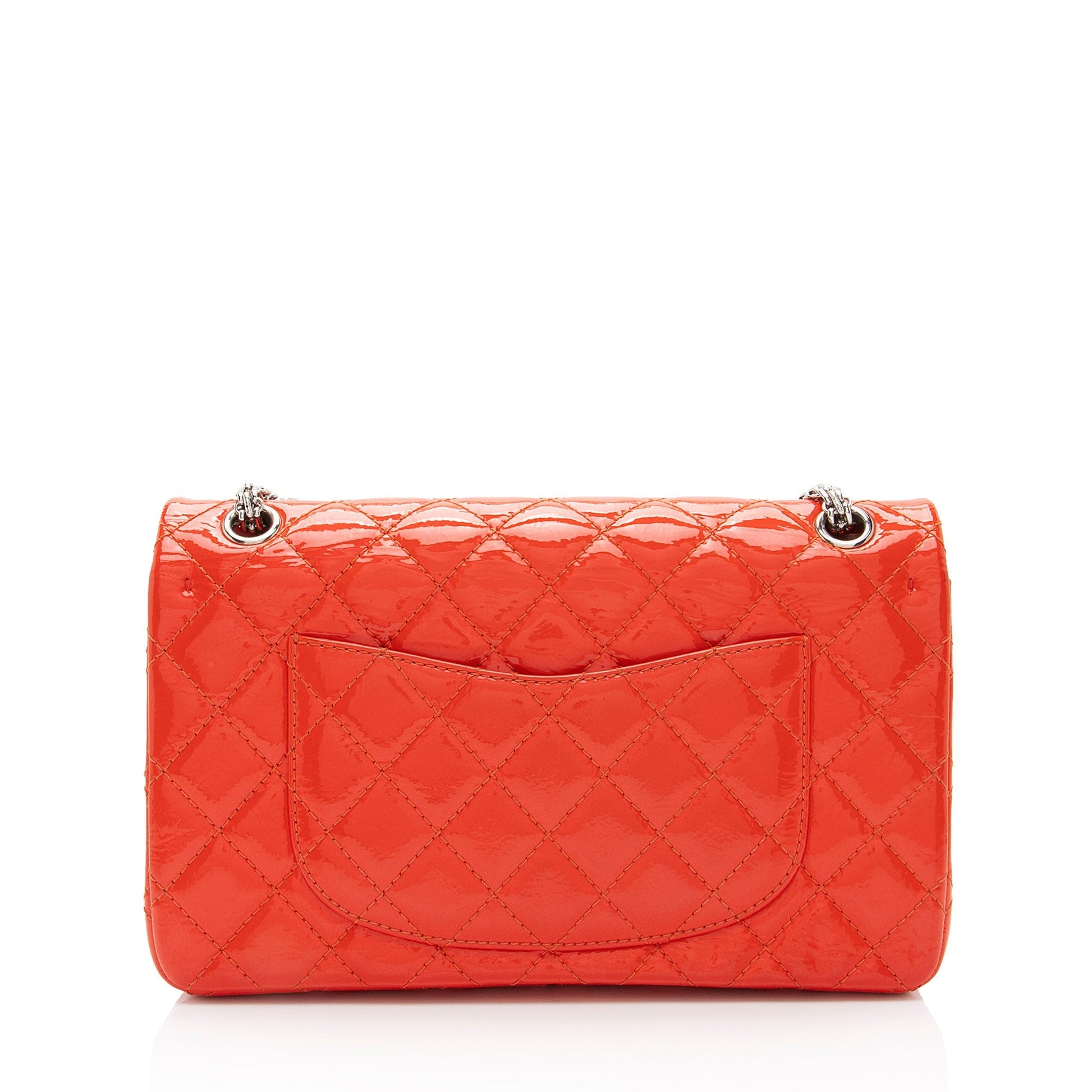 Chanel Patent Reissue 226 Double Flap Leather Shoulder Bag