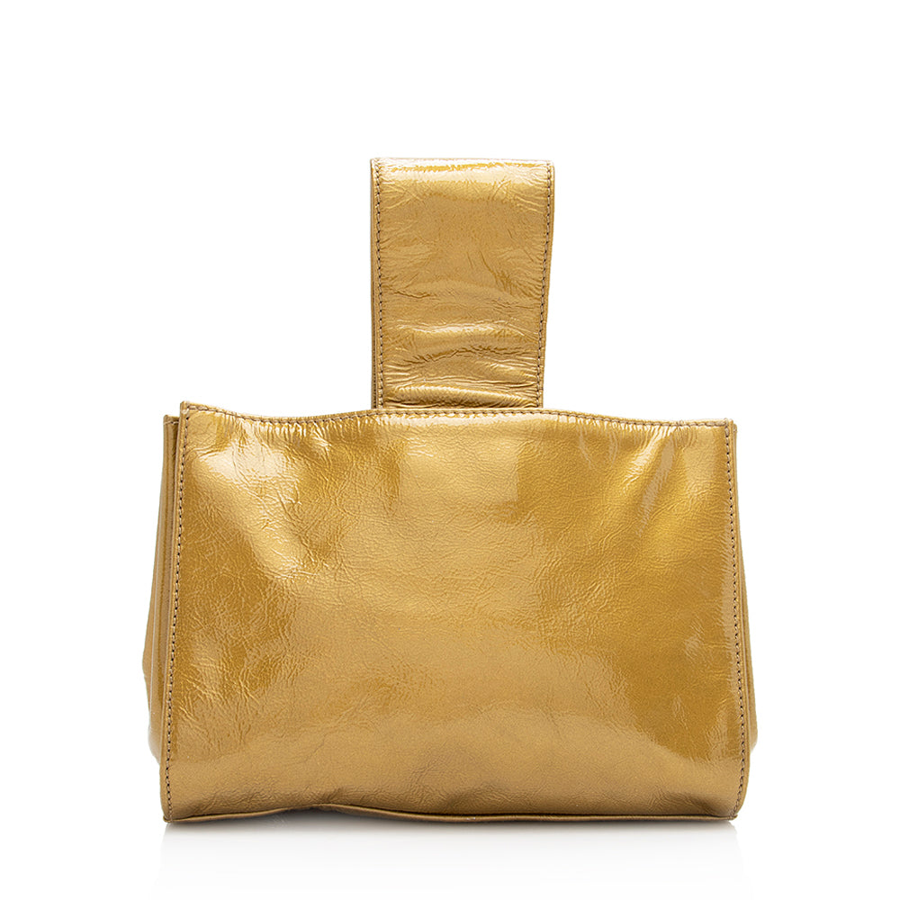 Chanel Patent Reissue 2.55 SHF Leather Clutch Bag