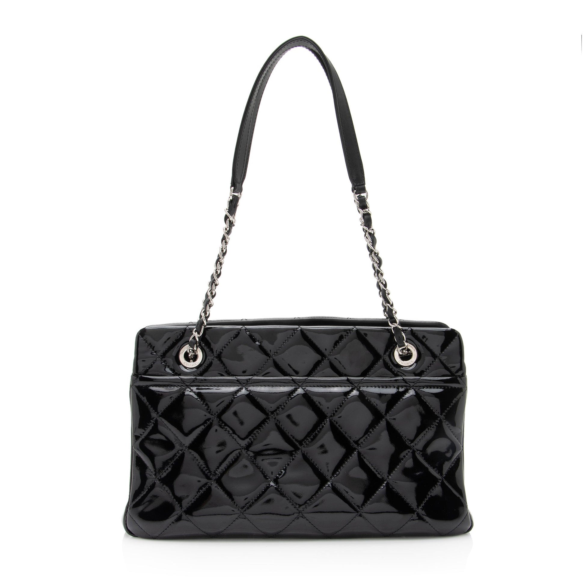 Chanel Patent Timeless CC SHF-xHTHtp Small Leather Tote Bag