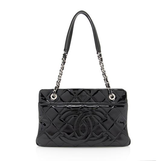 Chanel Patent Timeless CC SHF-xHTHtp Small Leather Tote Bag