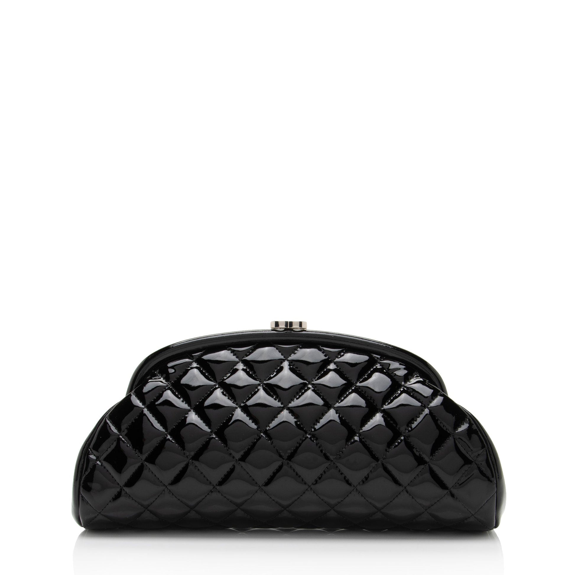 Chanel Patent Leather Timeless Clutch (SHF-QRt3pK)
