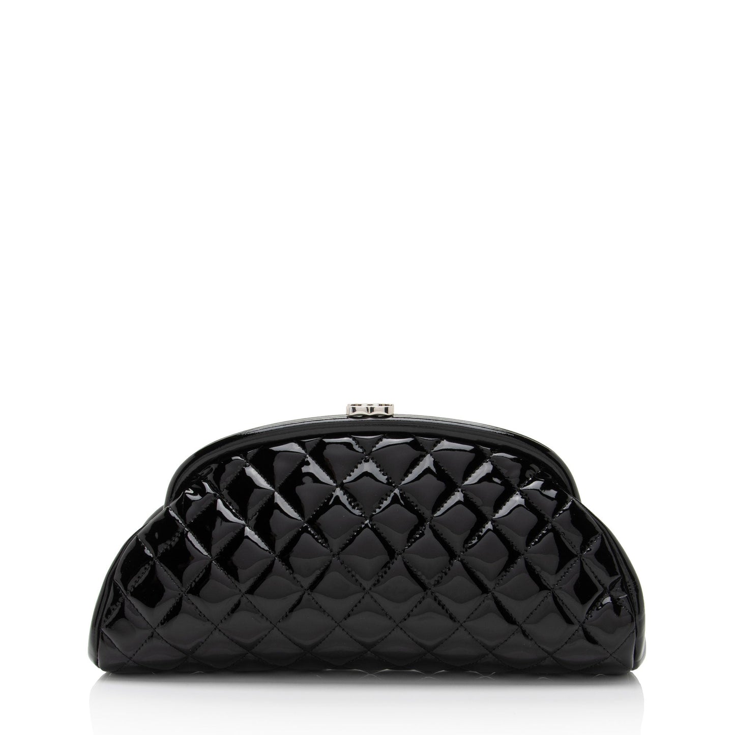 Chanel Patent Timeless SHF-QRt3pK Leather Clutch Bag
