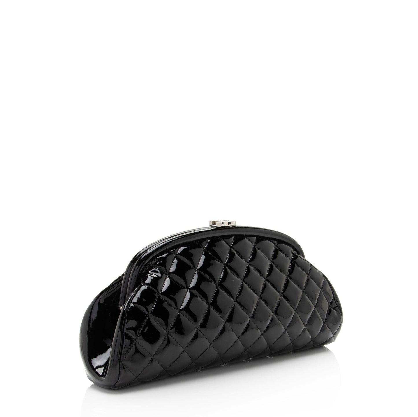 Chanel Patent Timeless SHF-QRt3pK Leather Clutch Bag
